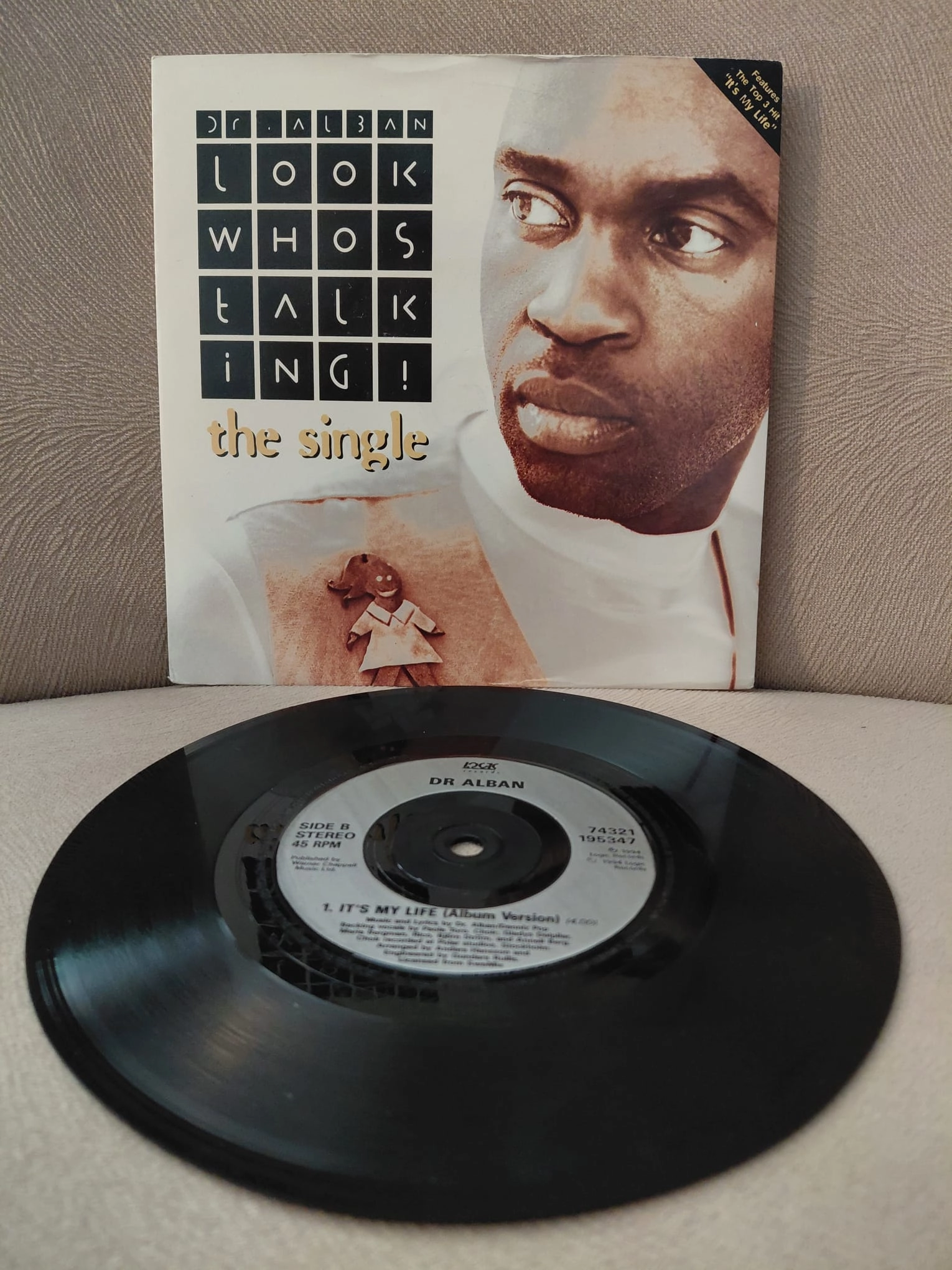 Dr. Alban  – Look Who’s Talking! (The Single)  - 1994  İngiltere Basım 45’lik  Plak