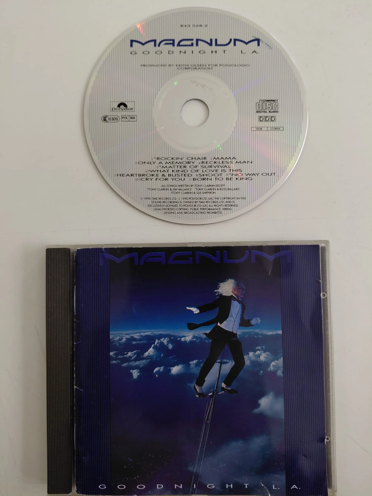Magnum   –  Goodnight L.A. -  1990   İngiltere  Basım - CD Albüm-2.el