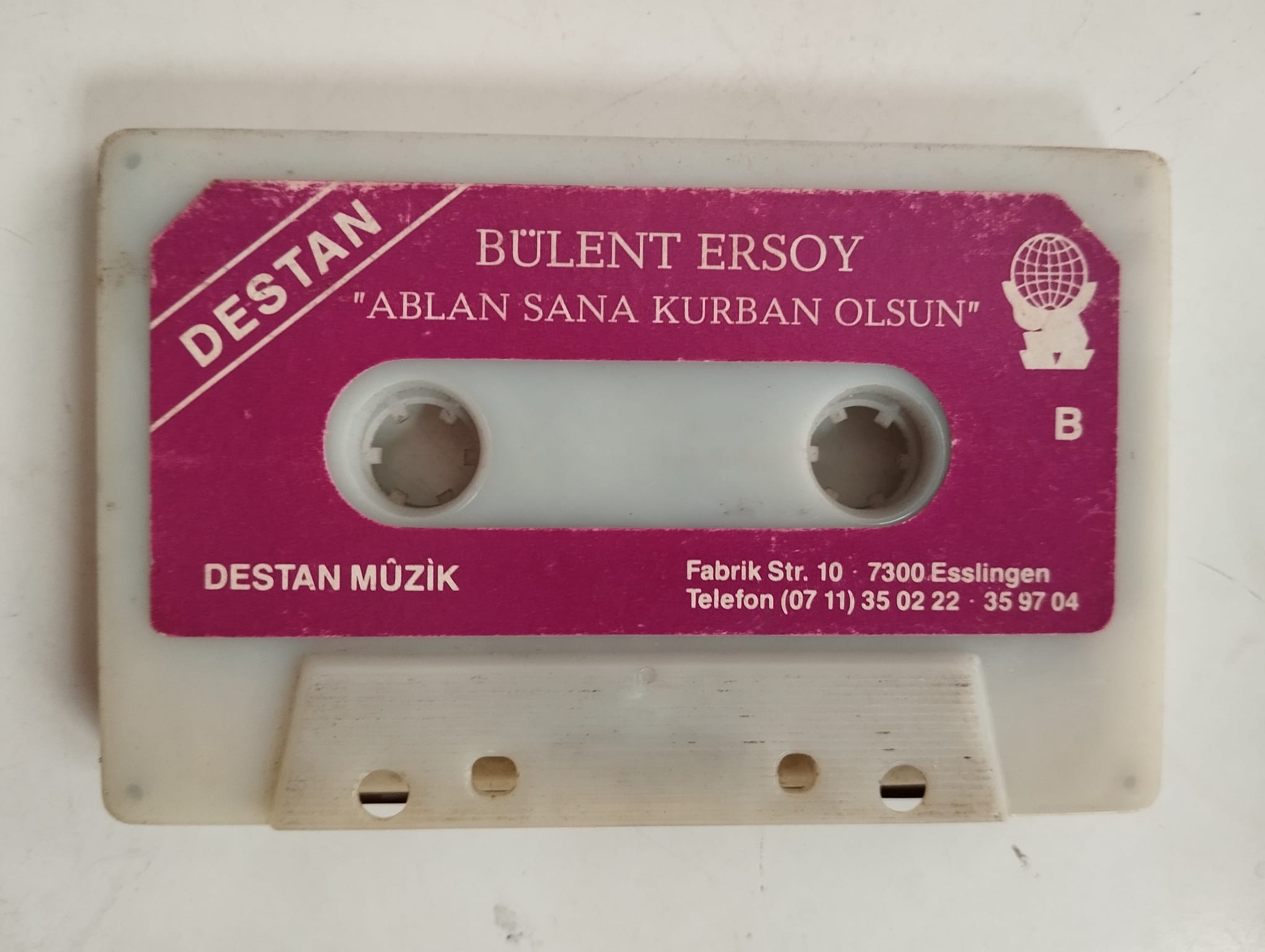 Bülent Ersoy – Ablan Kurban Olsun Sana - 1992 Almanya Basım Nadir Kaset / Destan -Kapaksız-2.EL
