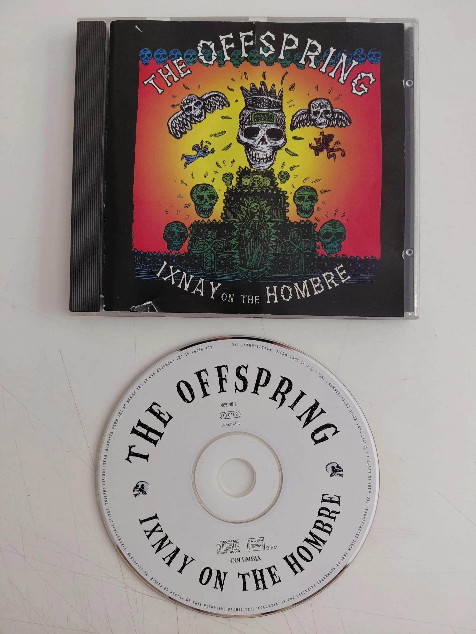 The Offspring  – Ixnay On The Hombre - 1997  Avrupa Basım - CD Albüm-2.el