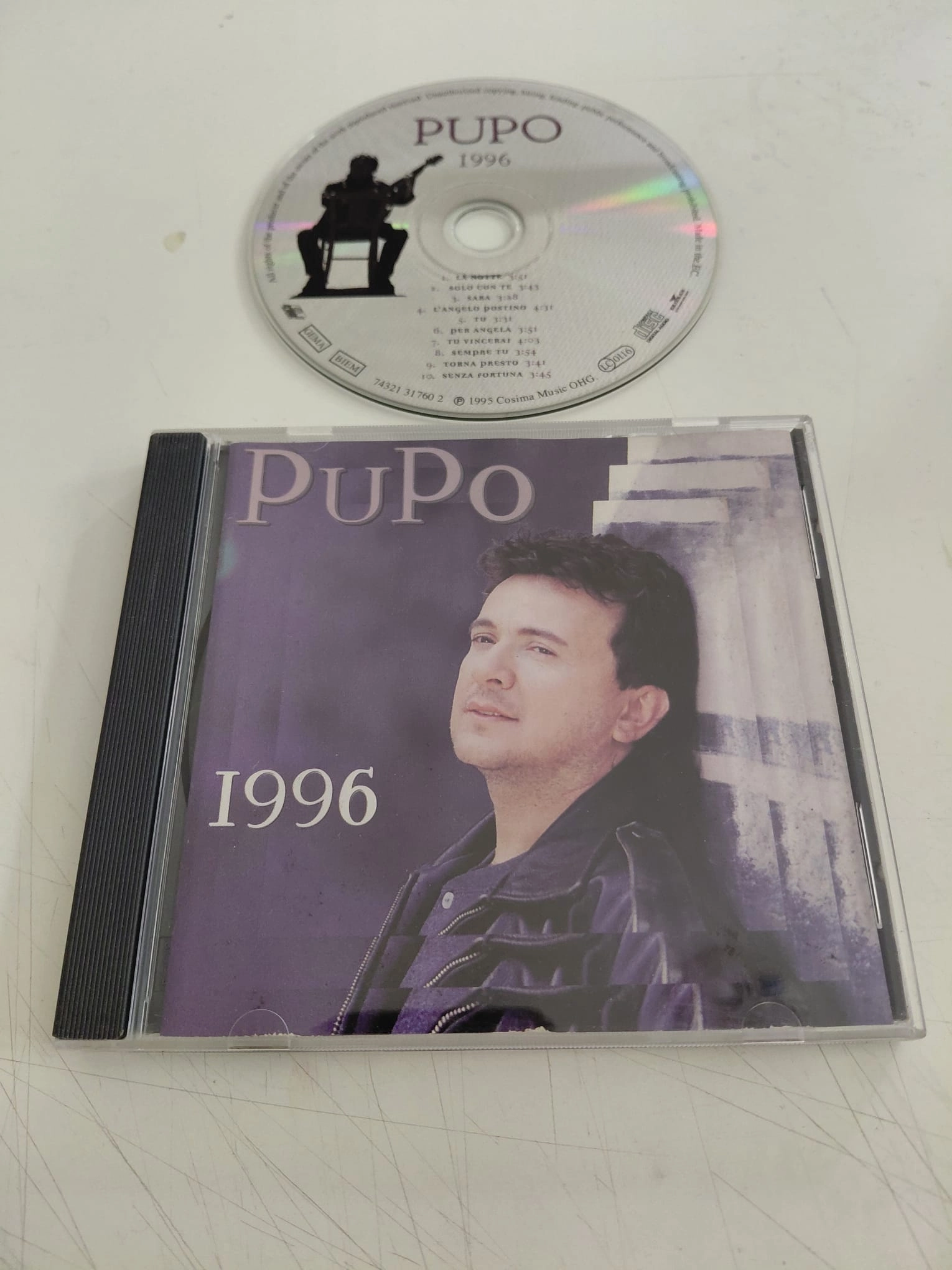 Pupo – 1996 – 1995  Avrupa  Basım - CD Albüm-2.el