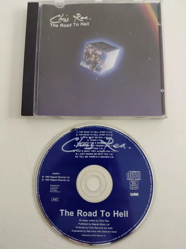 Chris Rea – The Road To Hell - 1989 Avrupa Basım - CD Albüm-2.el