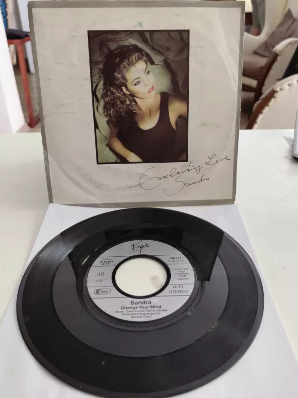 Sandra – Everlasting Love - 1987 Almanya Basım 45lik Plak-2.el