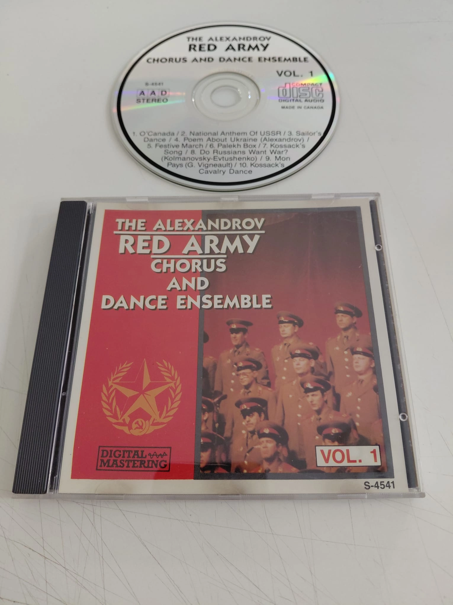 The Alexandrov Red Army Chorus And Dance Ensemble  – Vol. 1 – Kanada Basım - CD Albüm-2.el