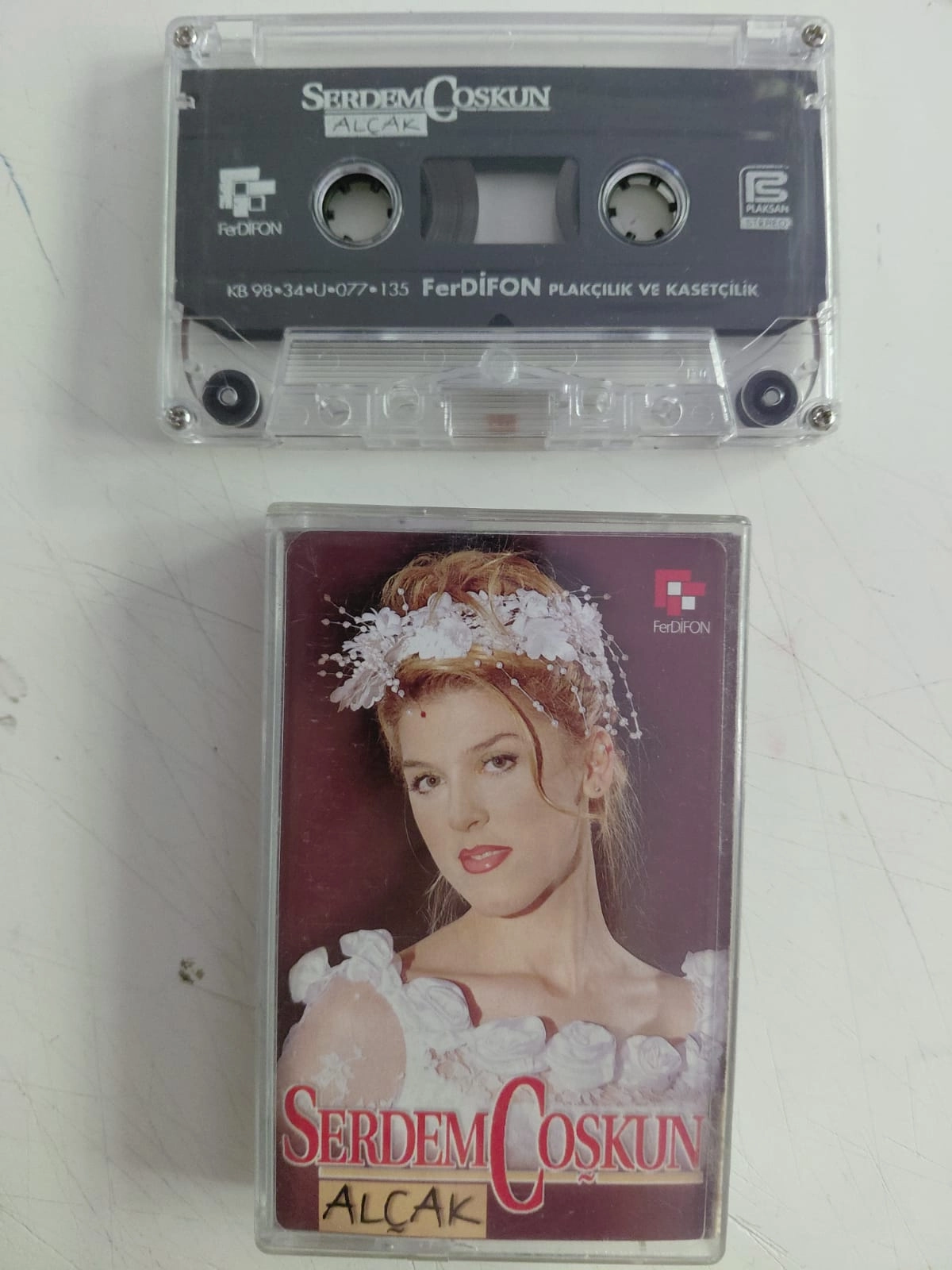 Serdem Çoşkun -  Aşkolsun  - 1998 Türkiye Basım Kaset Albüm-2.el