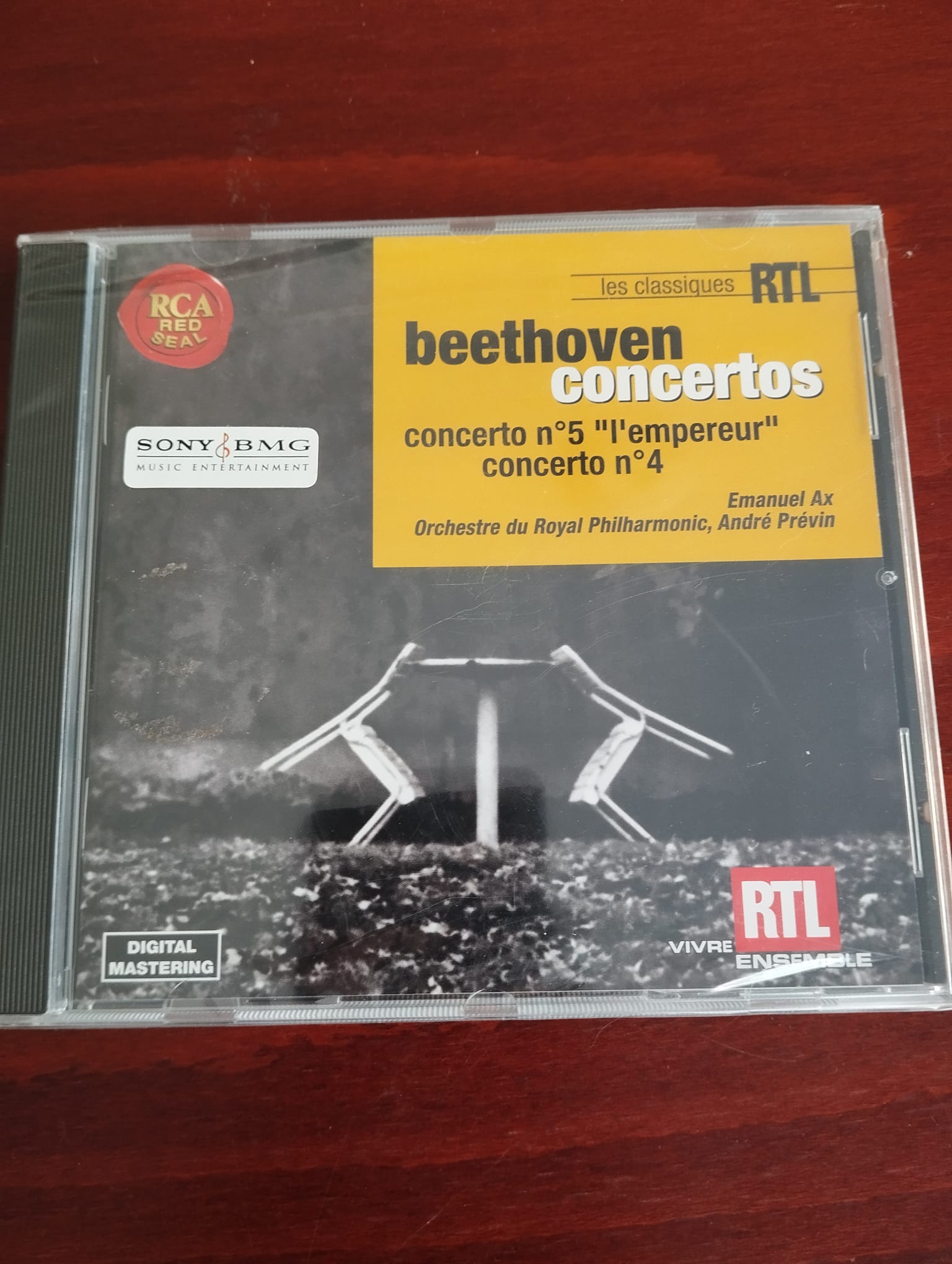 Beethoven Concertos – Concerto n.5 I’empereur concerto n’4 -  2003 Avrupa Basım CD Albüm /Ambalajlı
