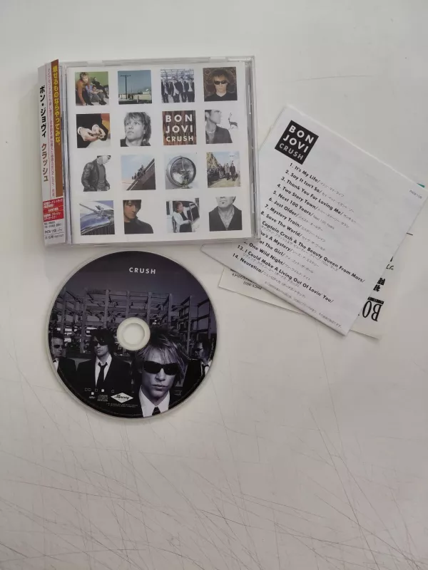 Bon Jovi – Crush – 2000 Japonya Basım - CD Albüm /Obili-2.el