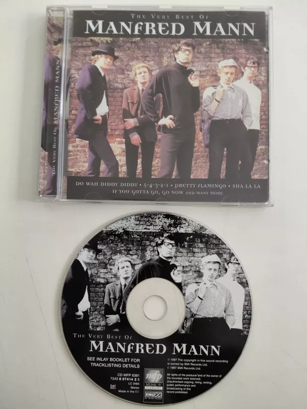 Manfred Mann  – The Very Best Of Manfred Mann -  1997  İngiltere  Basım - CD Albüm-2.el
