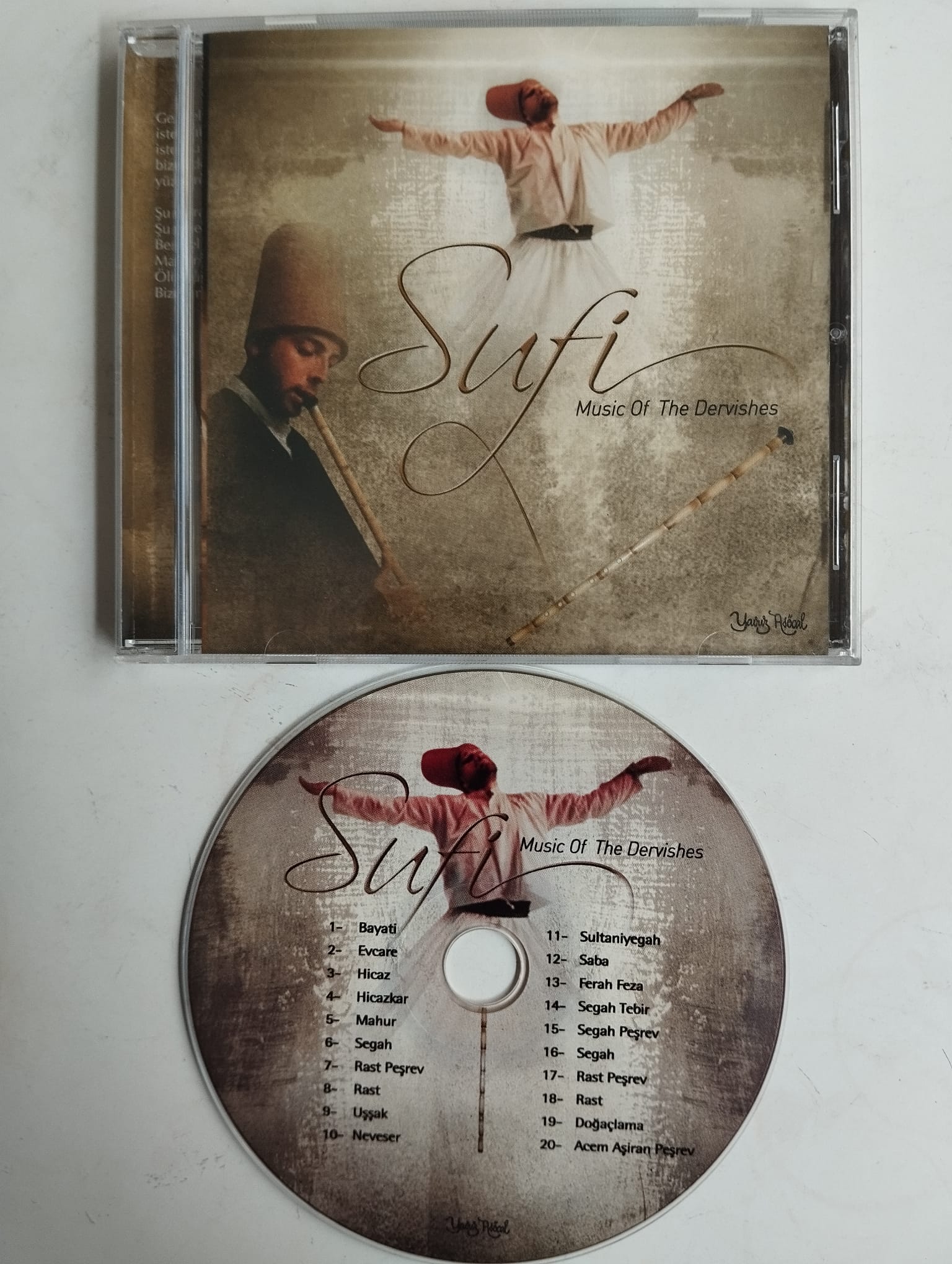 Sufi - Music of The Dervishes -  Türkiye Basım - 2. El CD Albüm