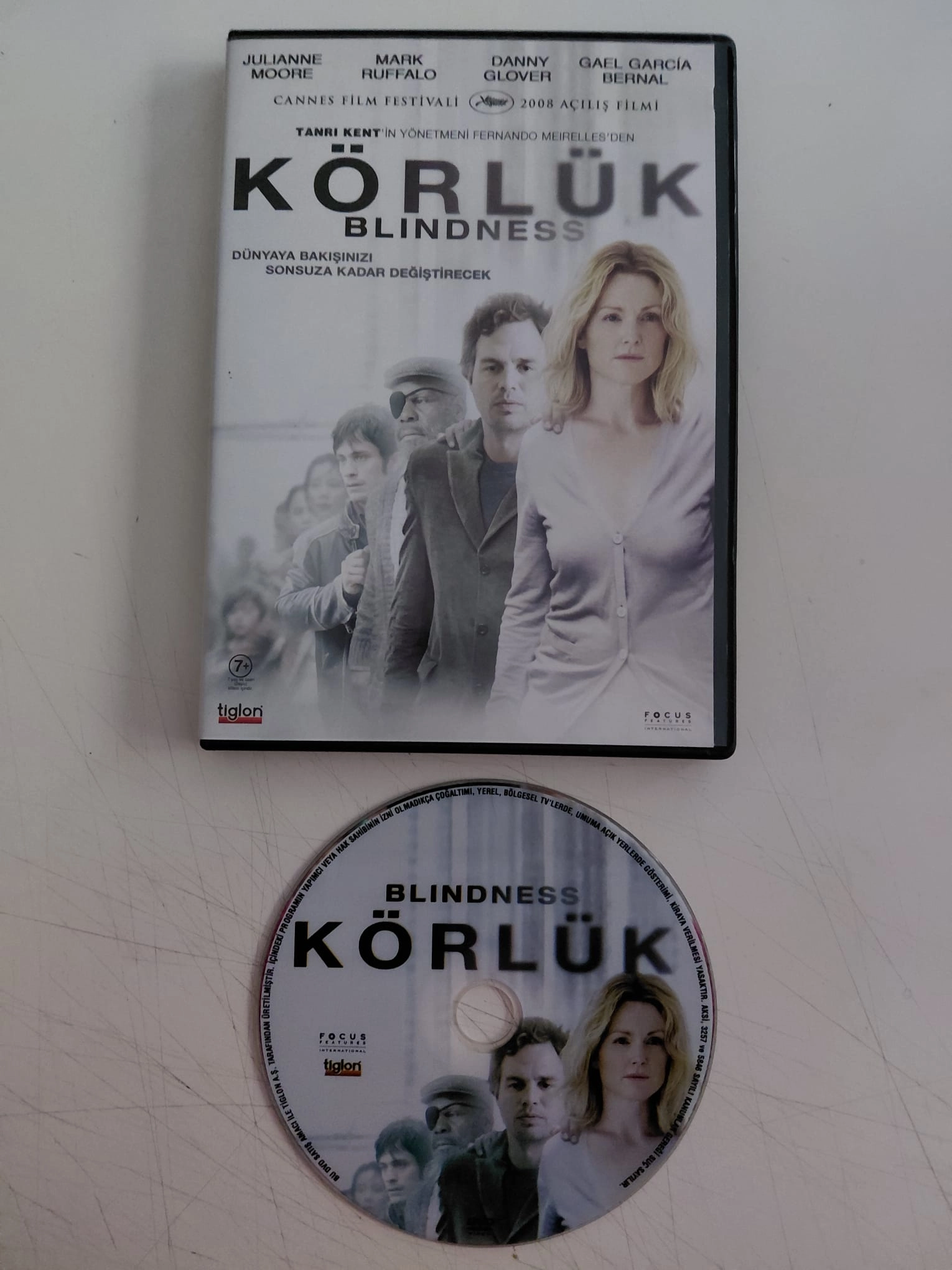 Körlük (Blindness) -  Julianne Moore/ Mark Ruffalo -  DVD Film-2.el