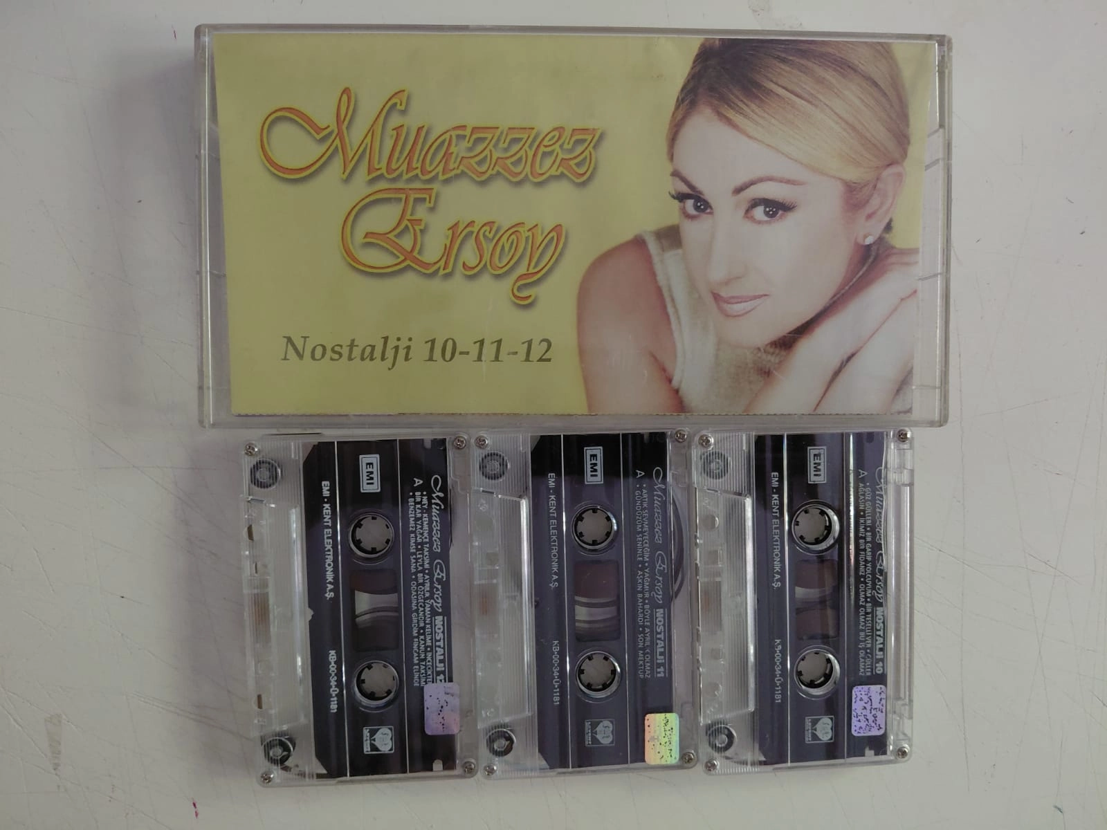 Muazzez Ersoy – Nostalji 10-11-12 - 2000 Türkiye Basım  Kaset-2.EL