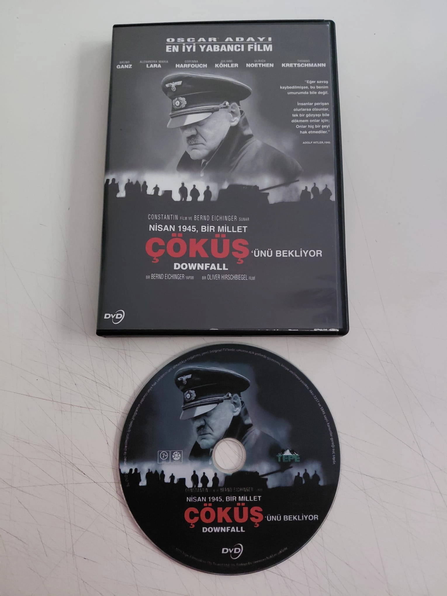 Downfall  ( Nisan 1945, Bir Millet ÇÖKÜŞ’ünü Bekliyor )  -  DVD Film-2.el