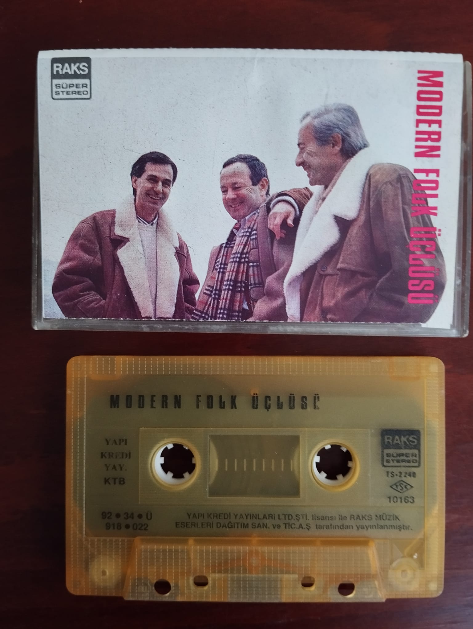 Modern Folk Üçlüsü  - 1992  Türkiye Basım  Kaset Albüm-2.EL