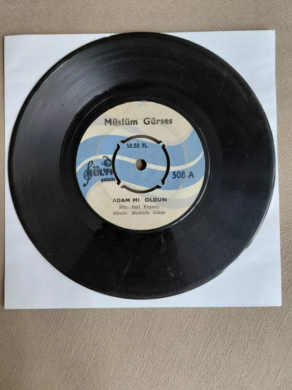 Müslüm Gürses – Adam Mı Oldun / Balmısın Şekermisin - Türkiye Basım 45 lik Plak-2.el