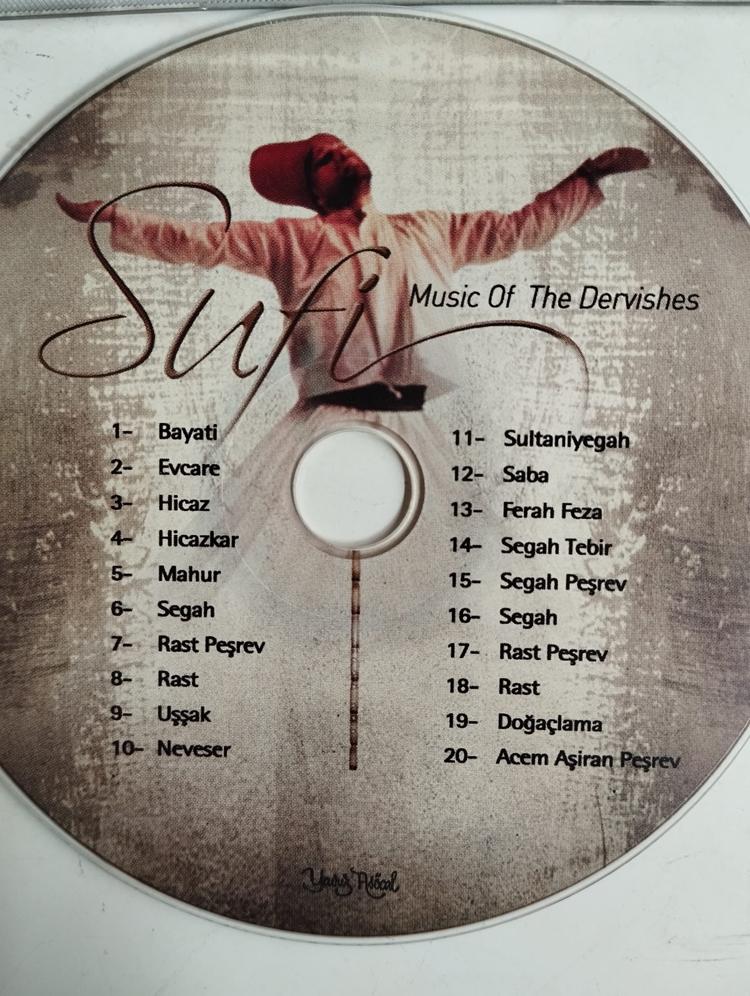 Sufi - Music of The Dervishes -  Türkiye Basım - 2. El CD Albüm