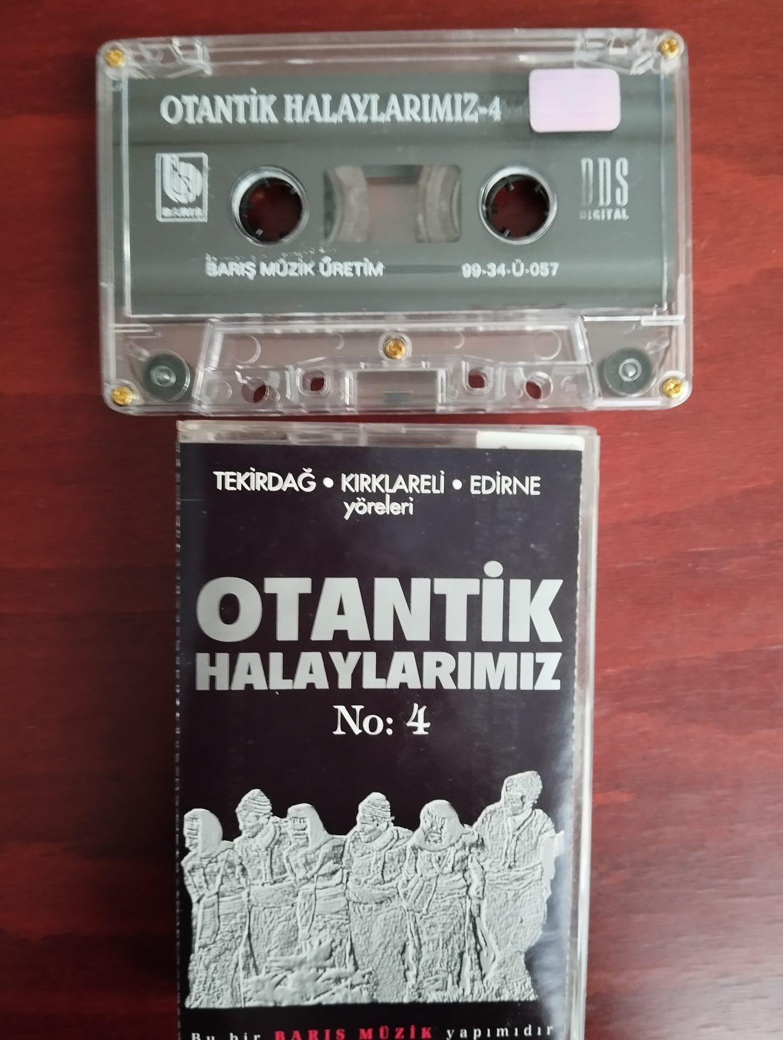 Otantik Halaylarımız 4 –Tekirdağ, Kırklareli, Edirne Yöresi - 1999 Türkiye Basım Kaset-2.EL