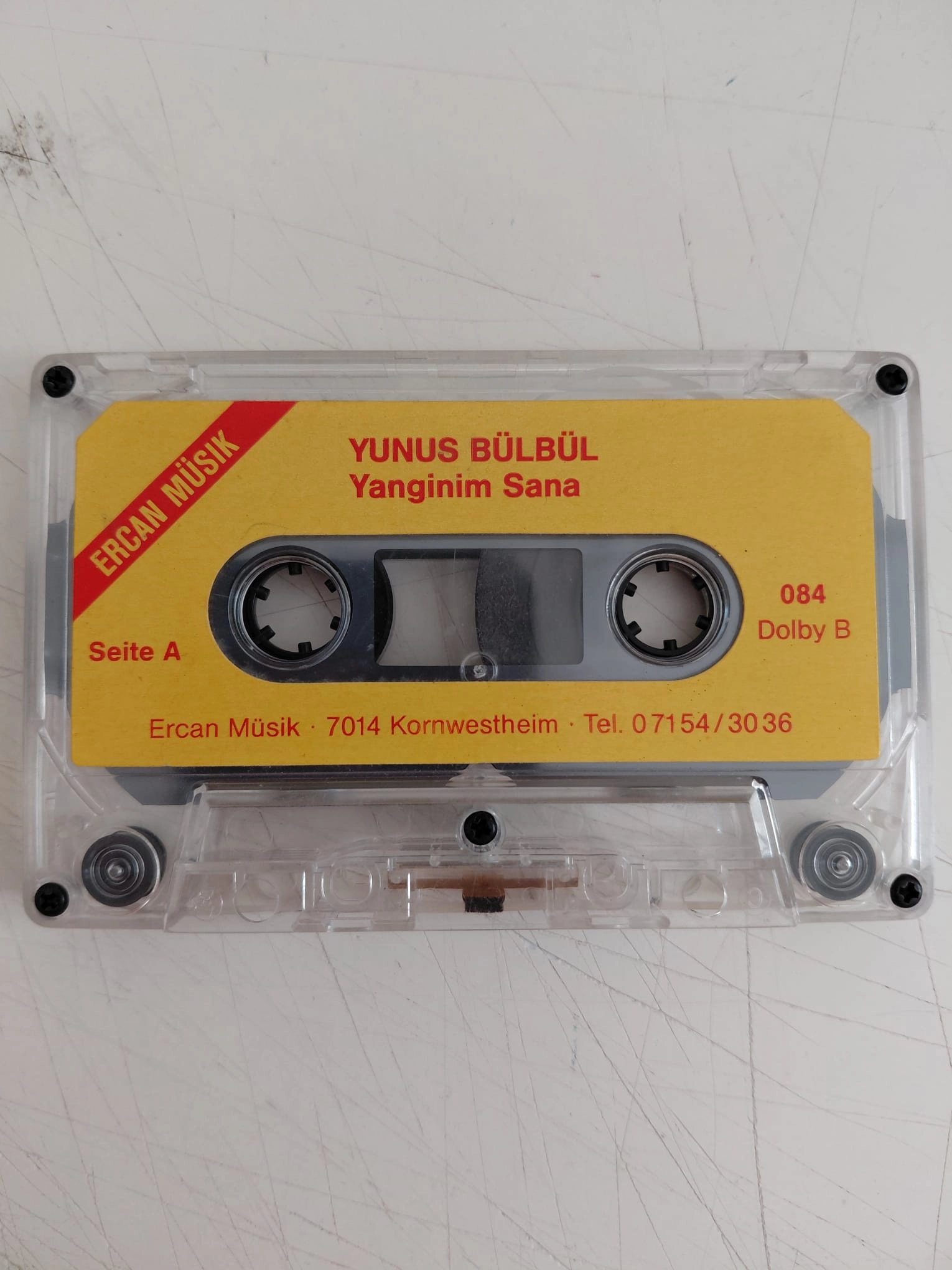 Yunus Bülbül – Yangınım sana -  Almanya Basım  Kaset Albüm /Ercan Müzik/Kapaksız-2.el