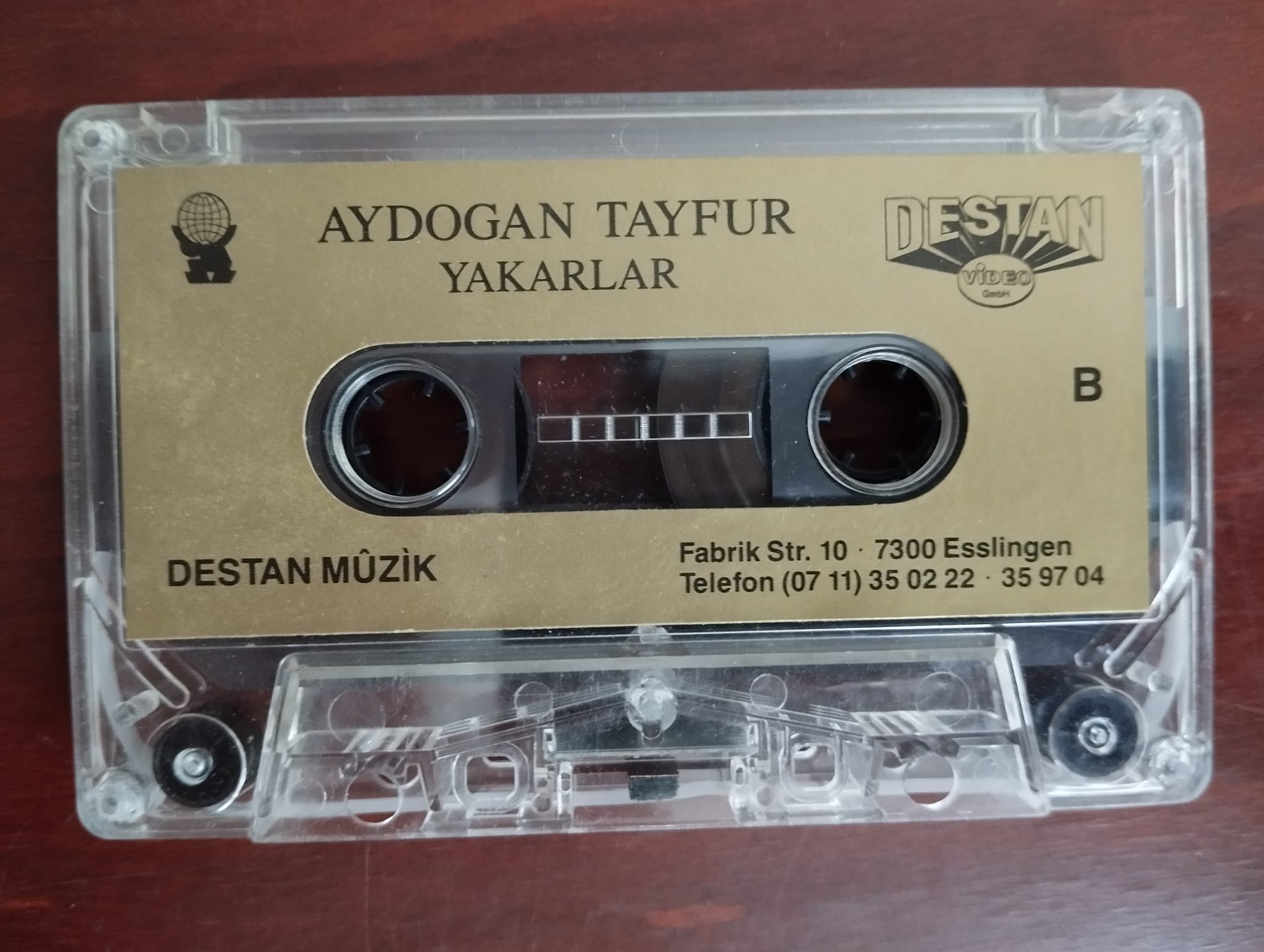Aydoğan Tayfur - Yakarlar -   Almanya Basım  Nadir Kaset / Destan -Kapaksız-2.EL