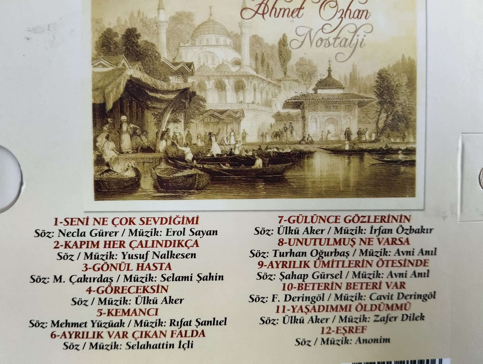 Ahmet Özhan - Nostalji  - Türkiye Basım - 2. El CD Albüm