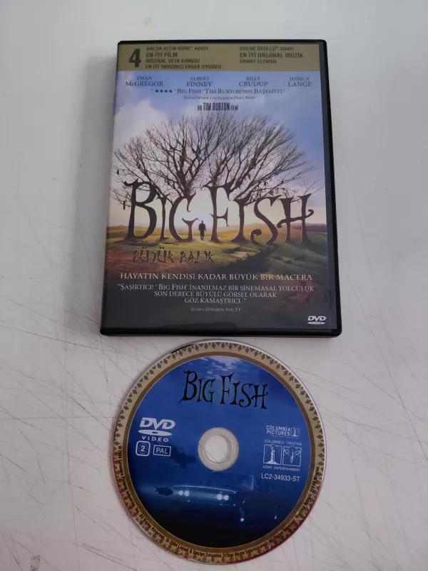 Big Fish ( Büyük Balık) -  Yön: Tim Burton -  DVD Film-2.el