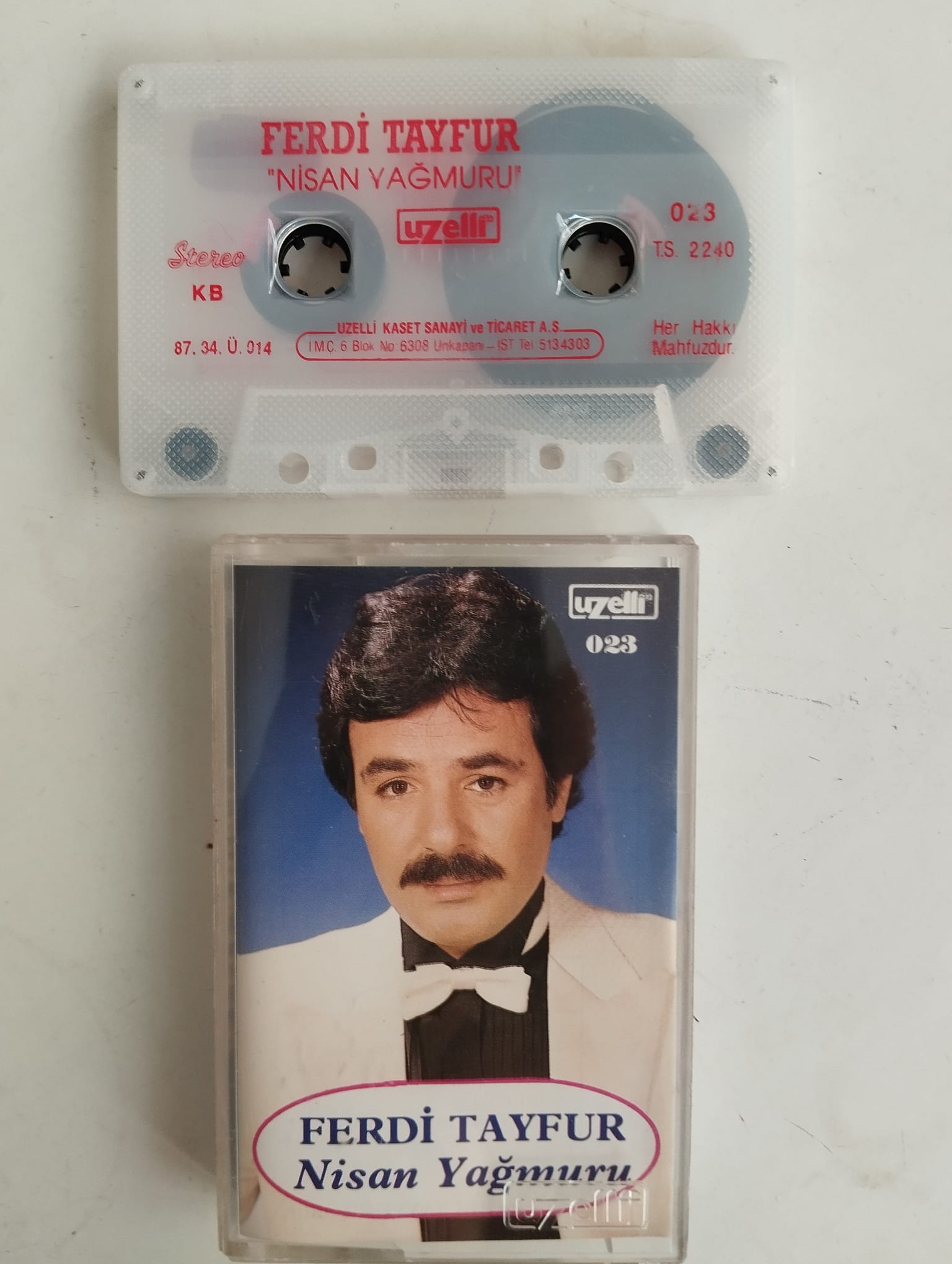 Ferdi Tayfur – Nisan Yağmuru - 1997 Türkiye Basım Kaset Albüm/UZELLİ-2.EL