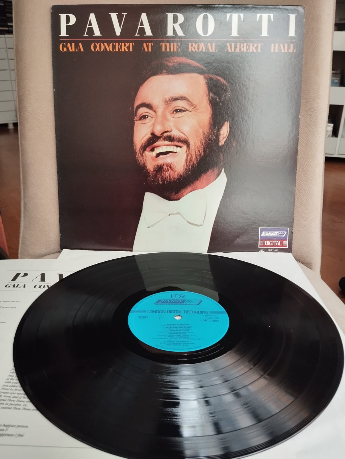 Gala Concert At The Royal Albert Hall - PAVAROTTI - 1983 Hollanda Basım 33 lük Plak - LP Albüm-2.EL