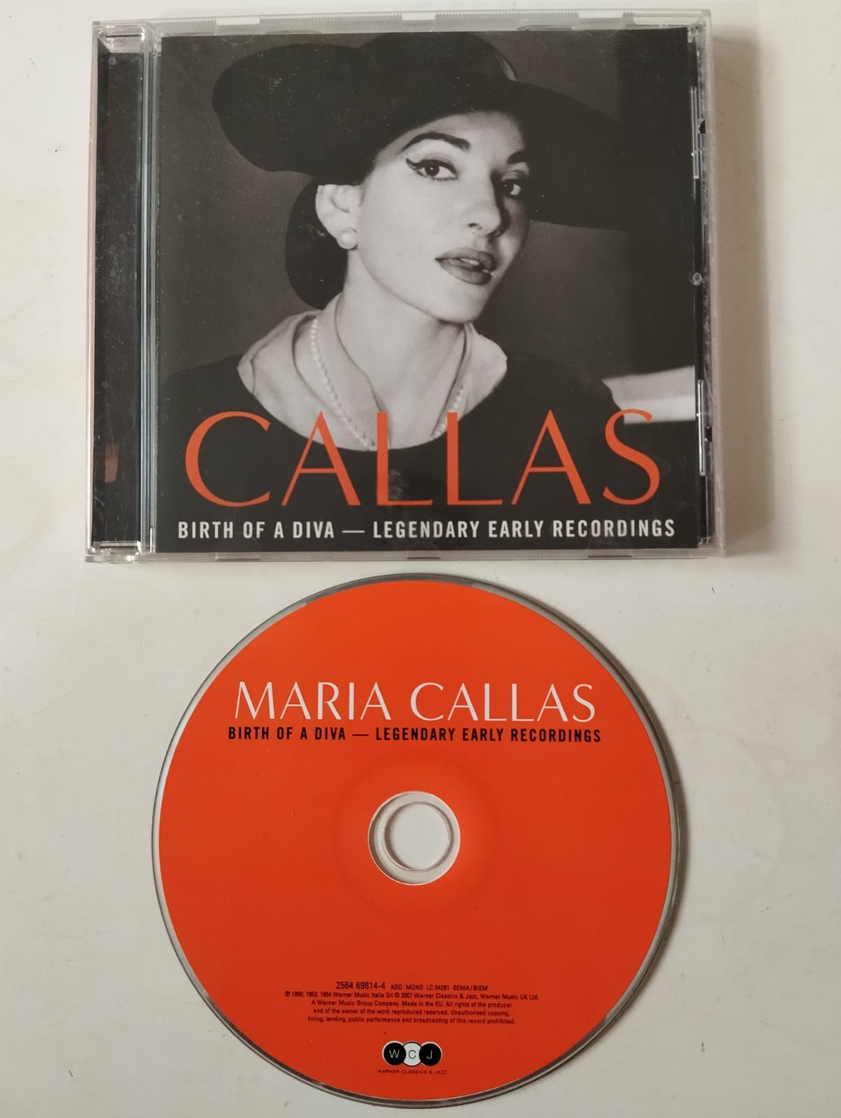 Maria Callas – Birth Of A Diva — Legendary Early Recordings - 2007 Avrupa Basım  CD Albüm 2. EL