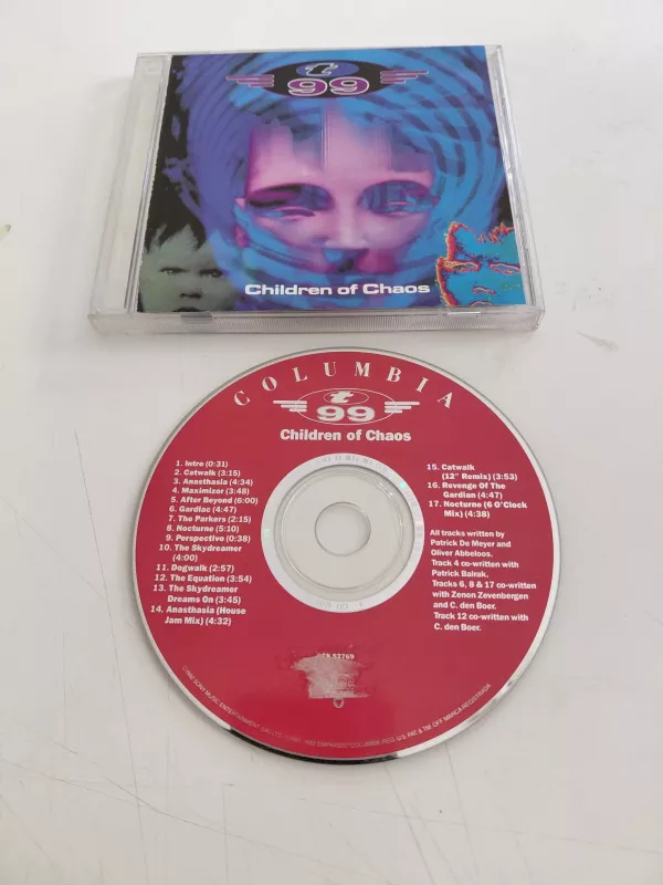 T99 –  Children Of Chaos  – 1992 USA  Basım - CD Albüm-2.el