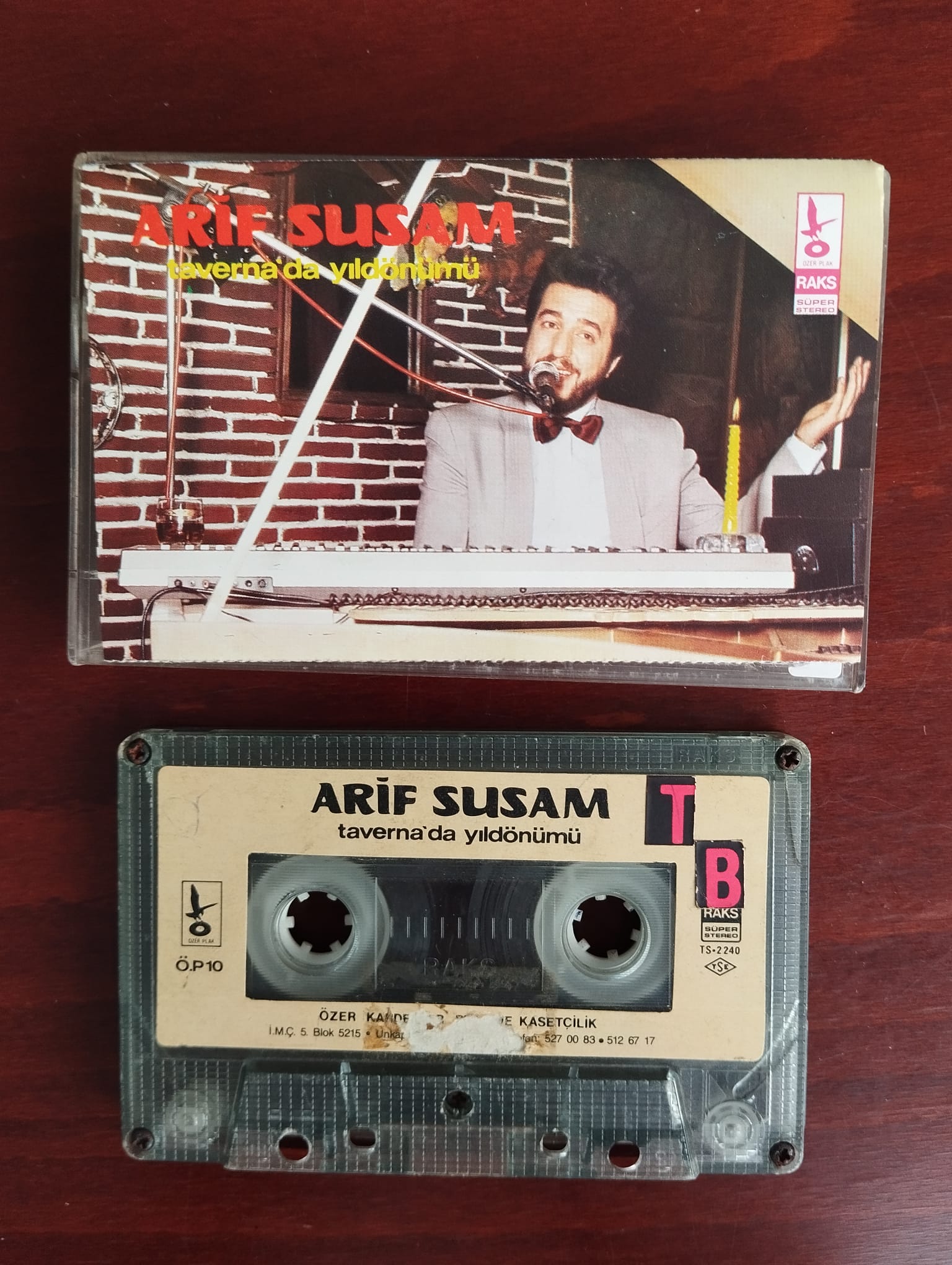 Arif Susam – Taverna’da Yıldönümü - Türkiye Basım Kaset Albüm -2.el