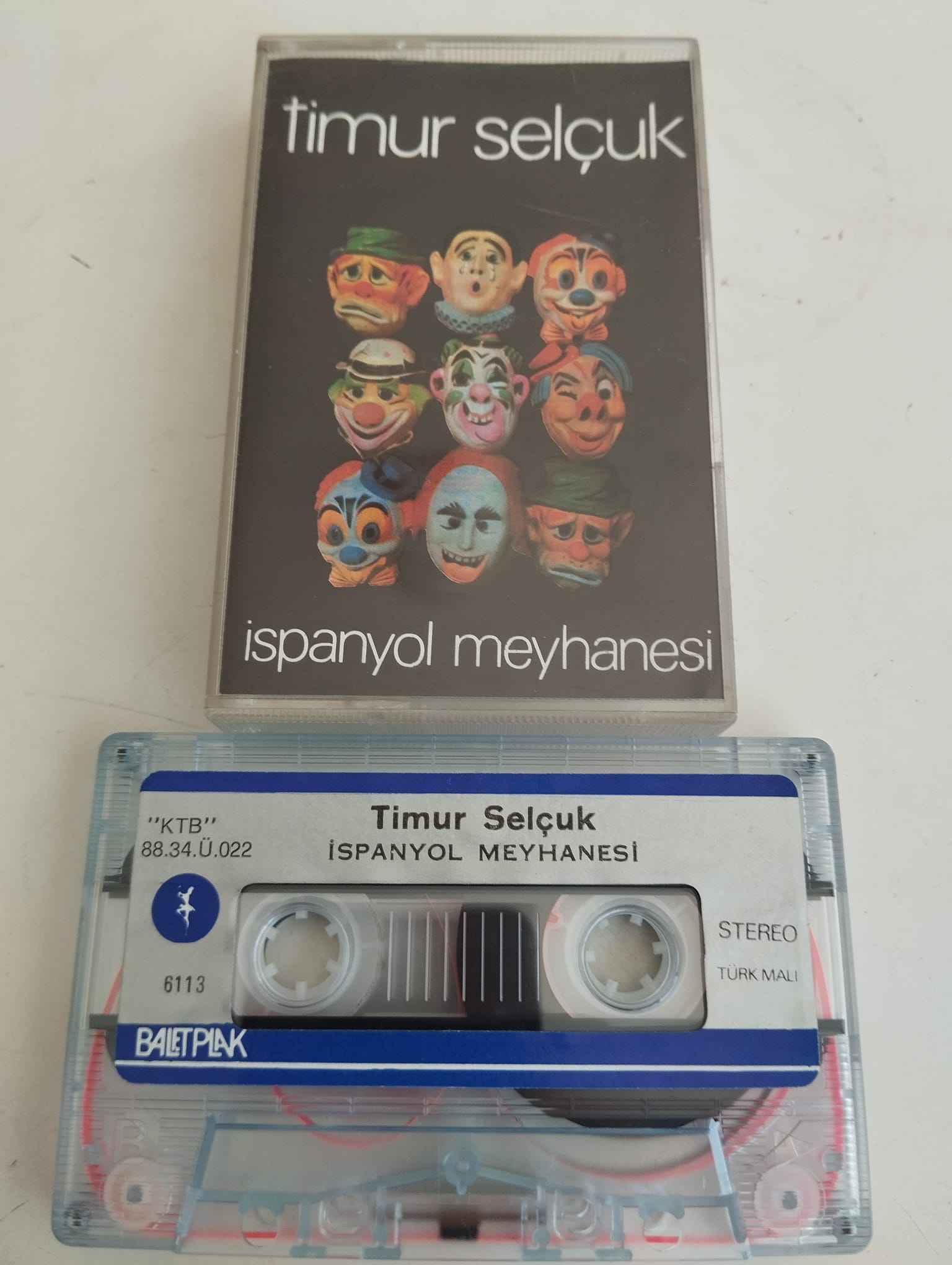 Timur Selçuk – İspanyol Meyhanesi - 1988 Türkiye Basım 2. El Kaset Albüm (Kağıt Baskı)