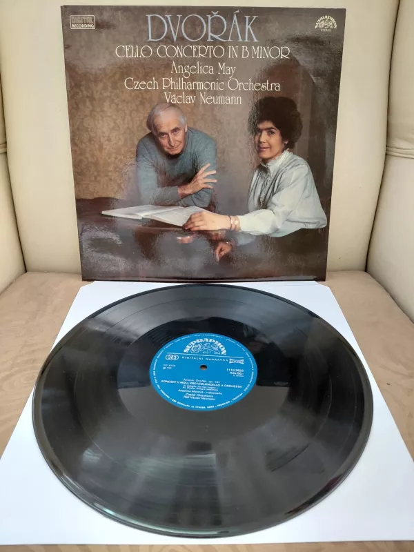 Dvořák - Angelica May  – Cello Concerto In B Minor -  1985 Çekya Basım 33 lük Plak - LP Albüm-2.el