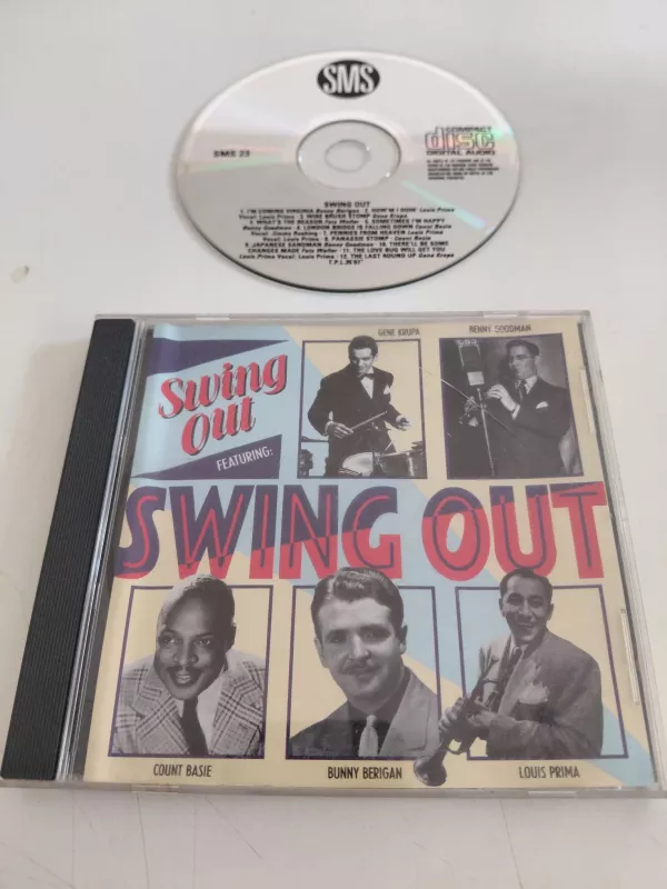 Swing Out (Bunny Berigan ,Gene Krupa...) – İngiltere Basım - CD Albüm-2.el