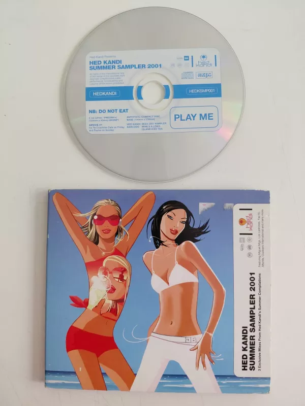 Hed Kandi Summer Sampler 2001 - 2001 İngiltere Basım CD Albüm-2.el