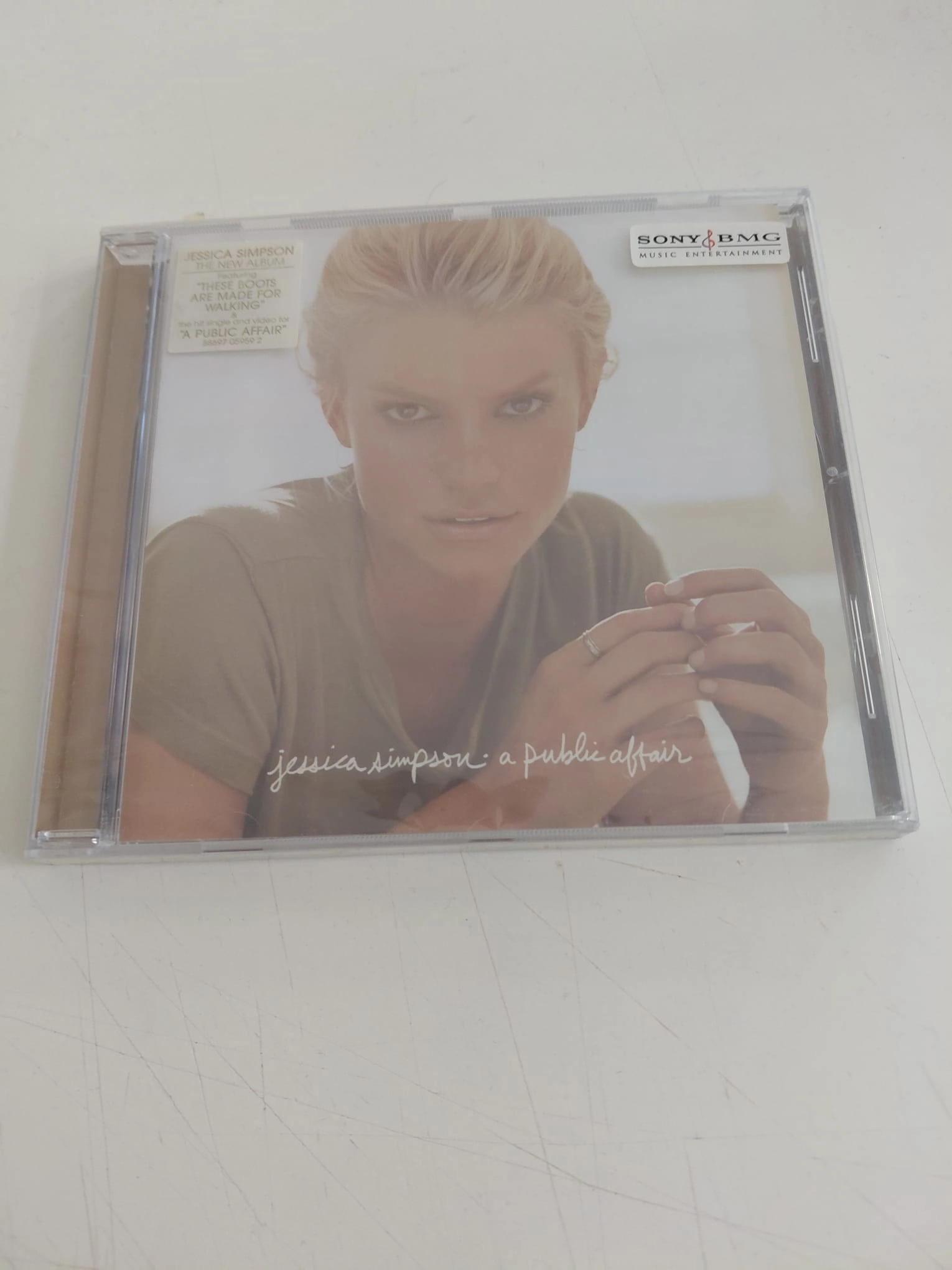 Jessica Simpson  – A Public Affair -  2007  Avrupa Basım - CD Albüm/Açılmamış Ambalajlı