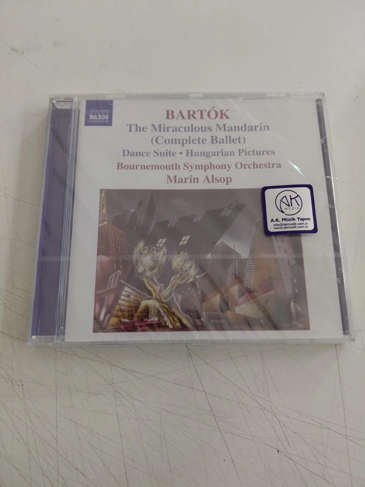 Bartok - The Miraculous Mandarin (Complete Ballet) / Dance Suite - CD Albüm /Jelatininde