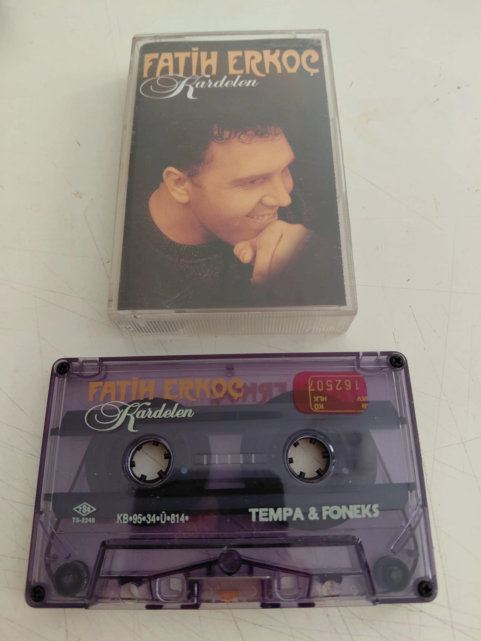Fatih Erkoç – Kardelen -  1996 Türkiye Basım  Kaset Albüm-2.el