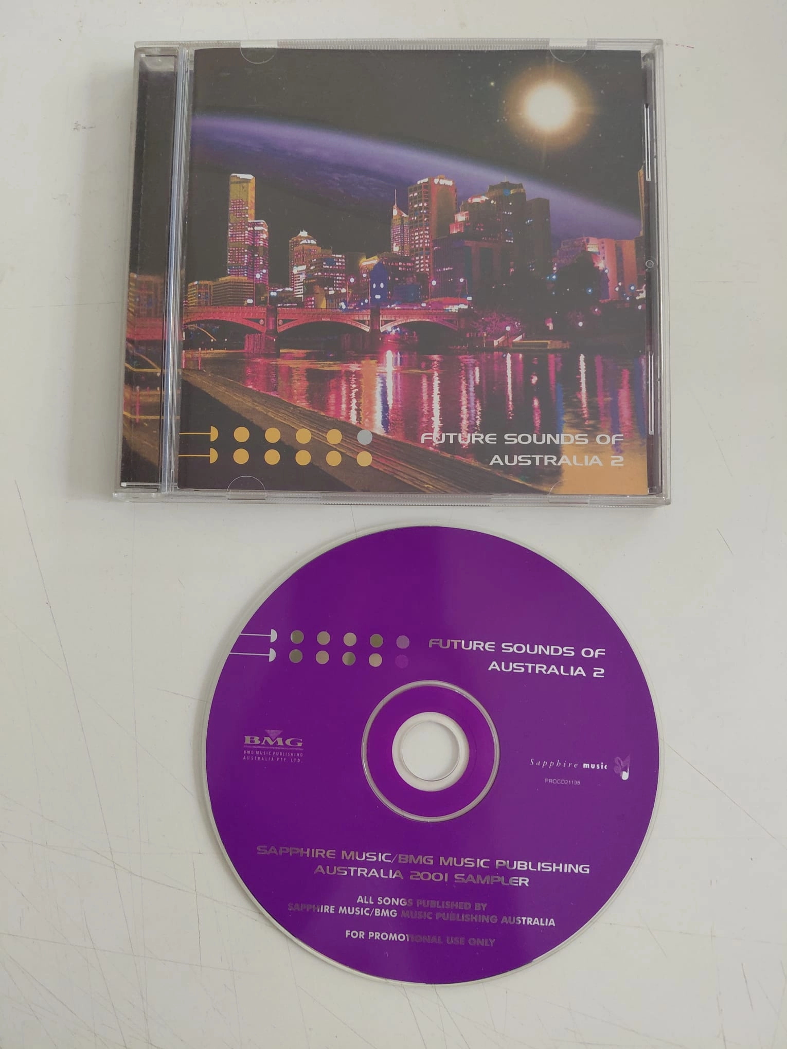 Future Sounds Of Australia 2 - 2001 Avusturalya Basım CD Albüm-2.el