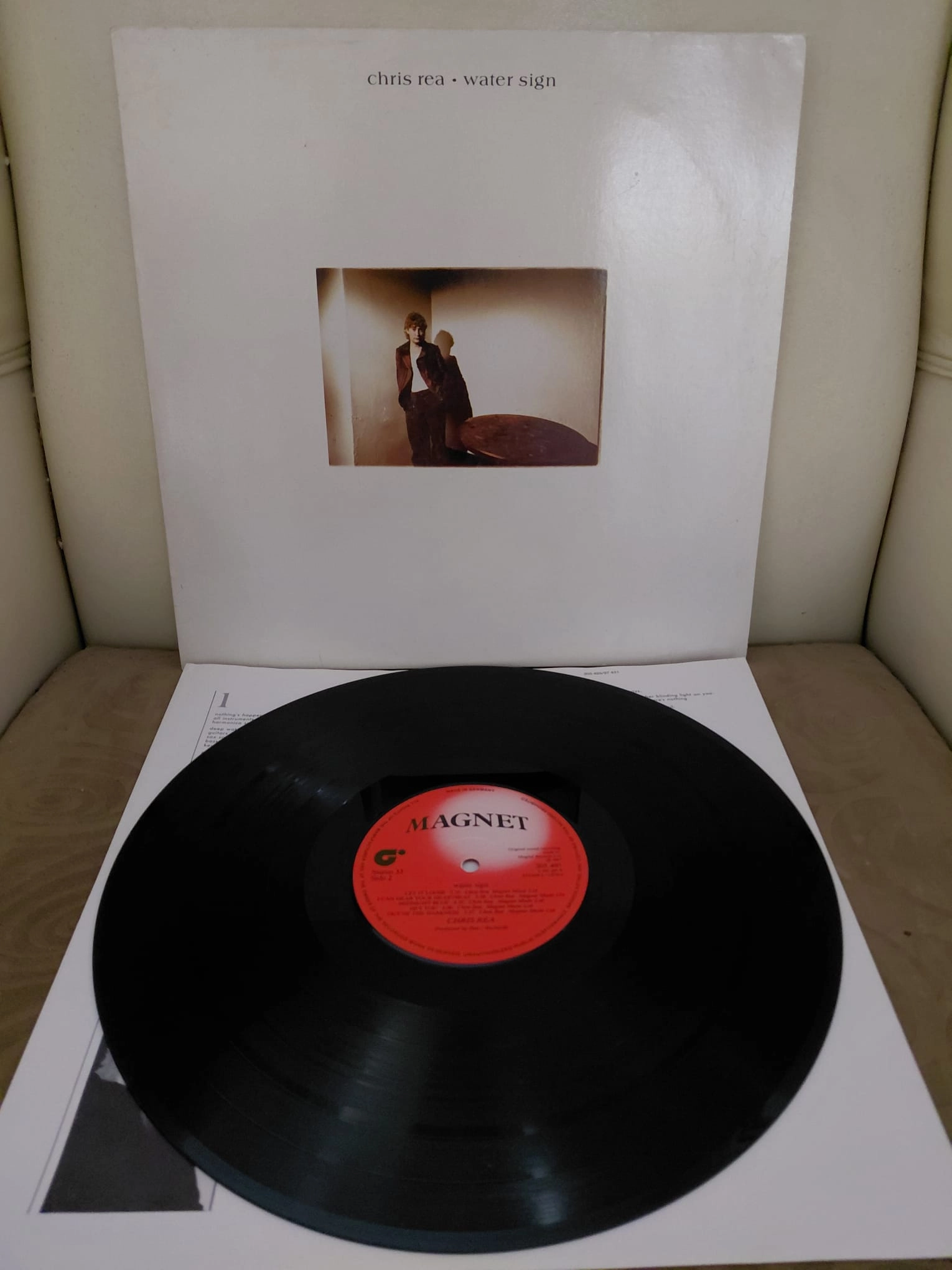 Chris Rea – Water Sign - 1983 Almanya Basım Albüm - LP Plak