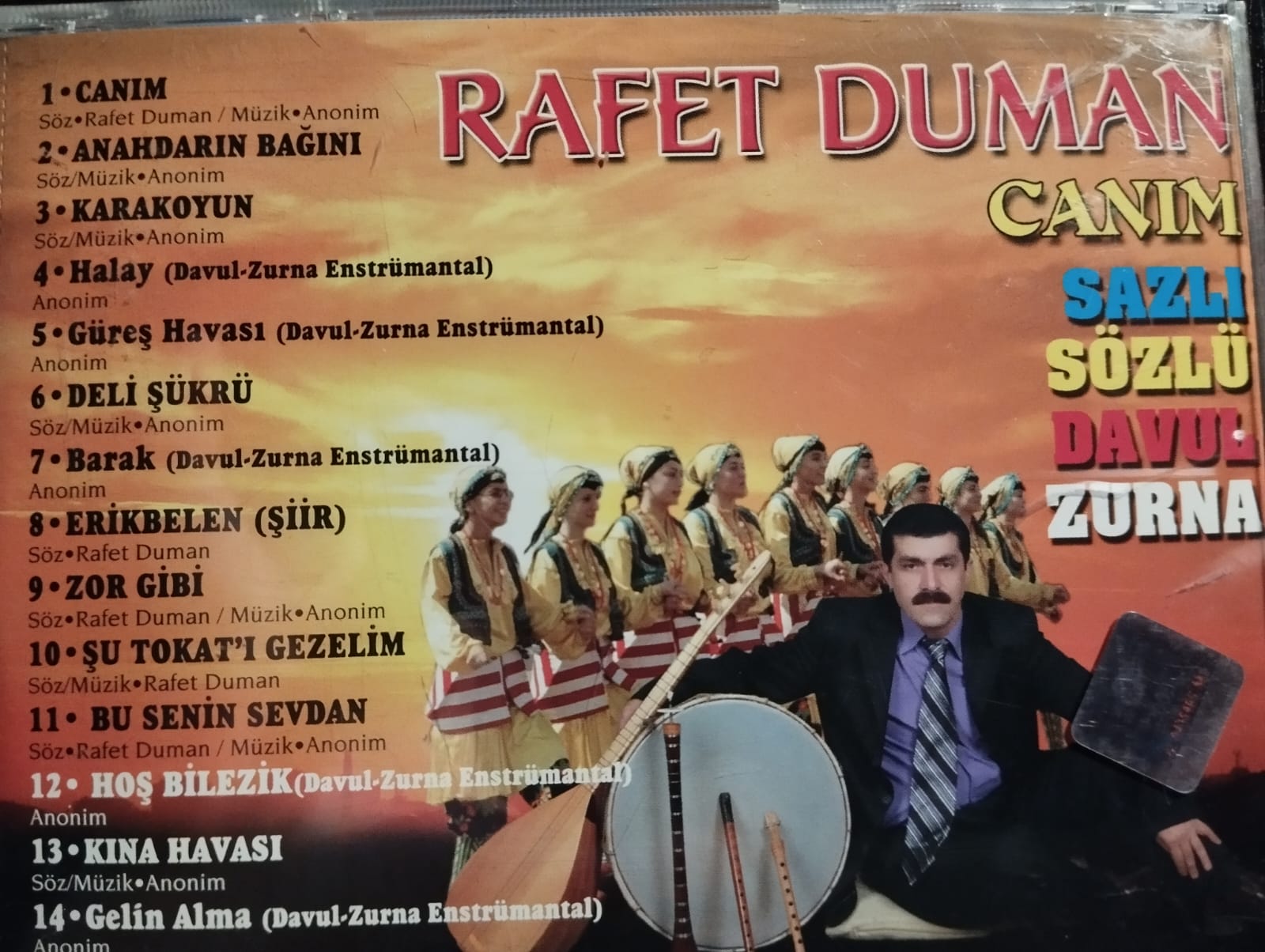 Rafet Duman – Canım - Türkiye Basım 2. El CD Albüm
