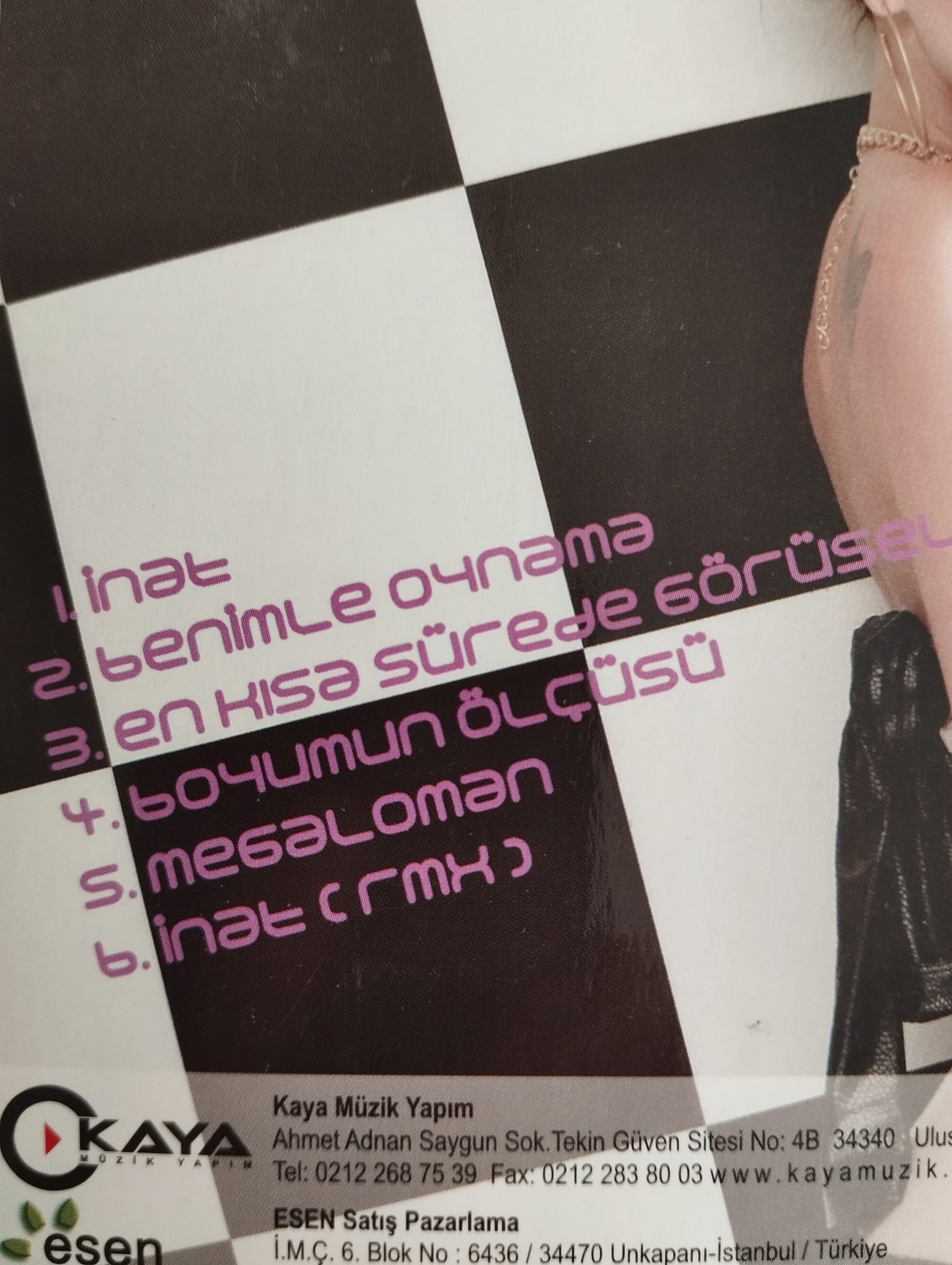Filiz Erten / İnat -  Türkiye Basım - 2. El CD Albüm