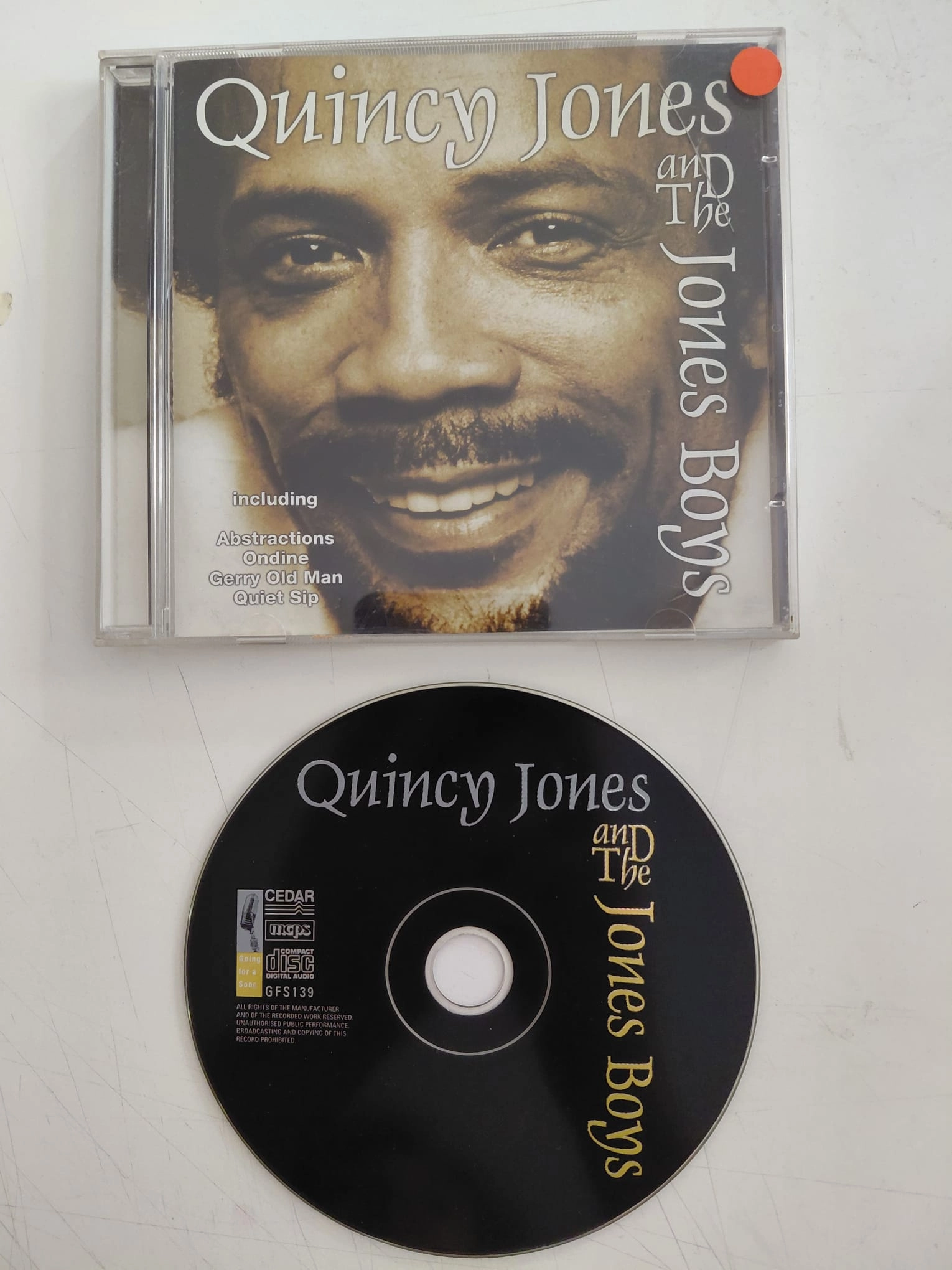 Quincy Jones And The Jones Boys  –  İngiltere  Basım - CD Albüm-2.el