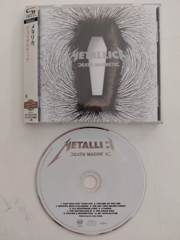 Metallica  –  Death Magnetic – 2016 Japonya  Basım - CD Albüm /Obili-2.el
