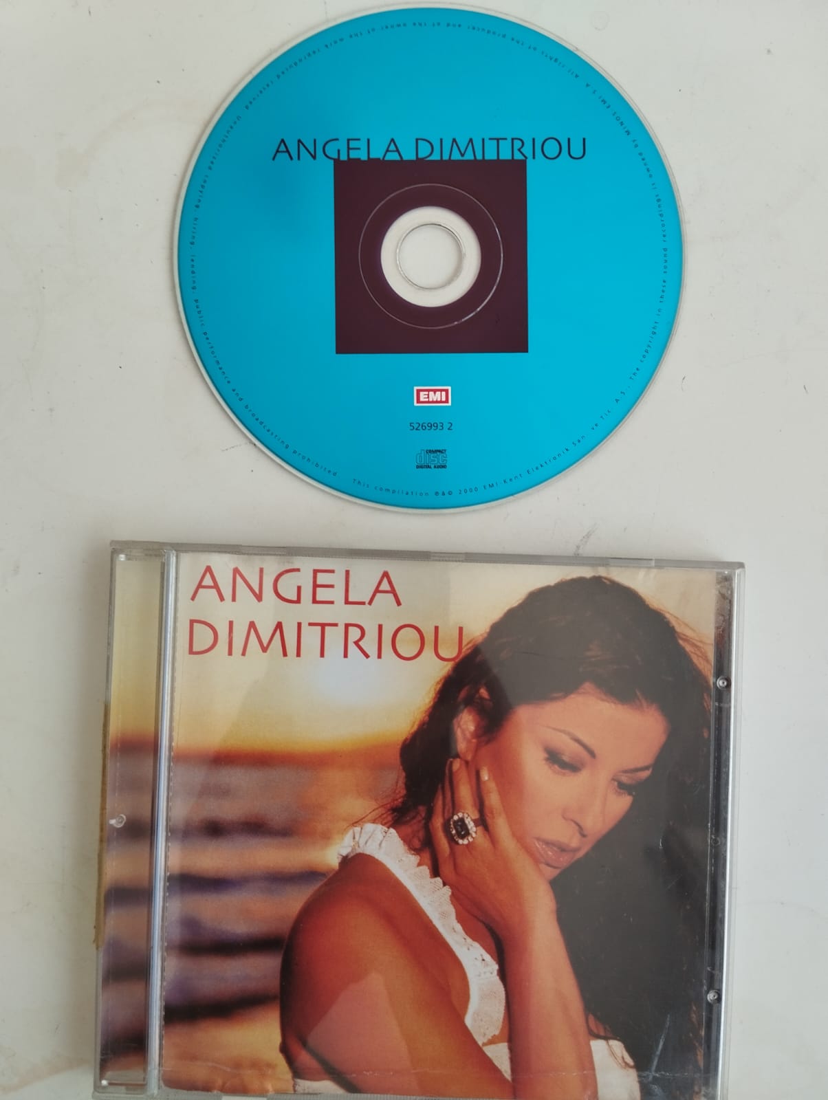 Angela Dimitriou - 1998 Avrupa Basım 2. El CD Albüm