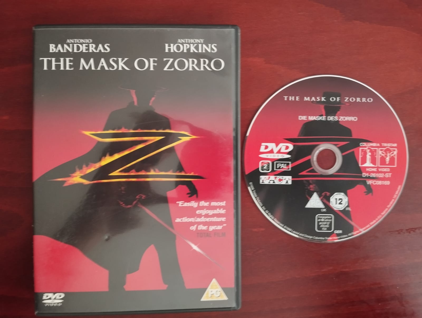 The Mask of Zorro / Antonio Banderas - Anthony Hopkins  -  DVD Film -2.El