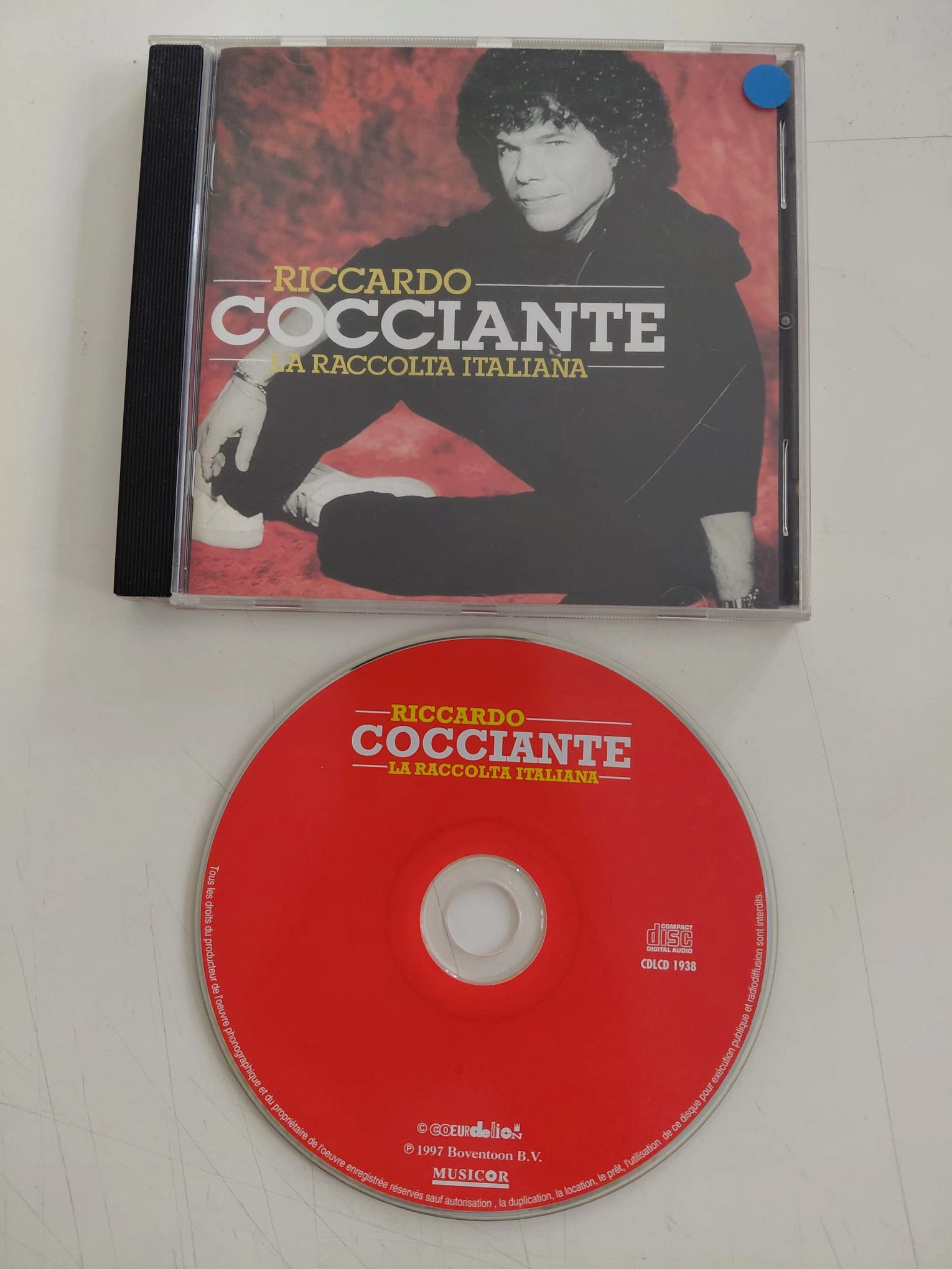 Riccardo Cocciante  – La Raccolta Italiana – 1998 Kanada Basım - CD Albüm-2.el