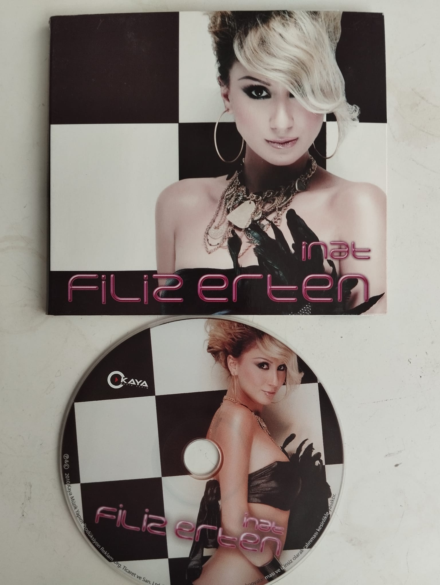 Filiz Erten / İnat -  Türkiye Basım - 2. El CD Albüm