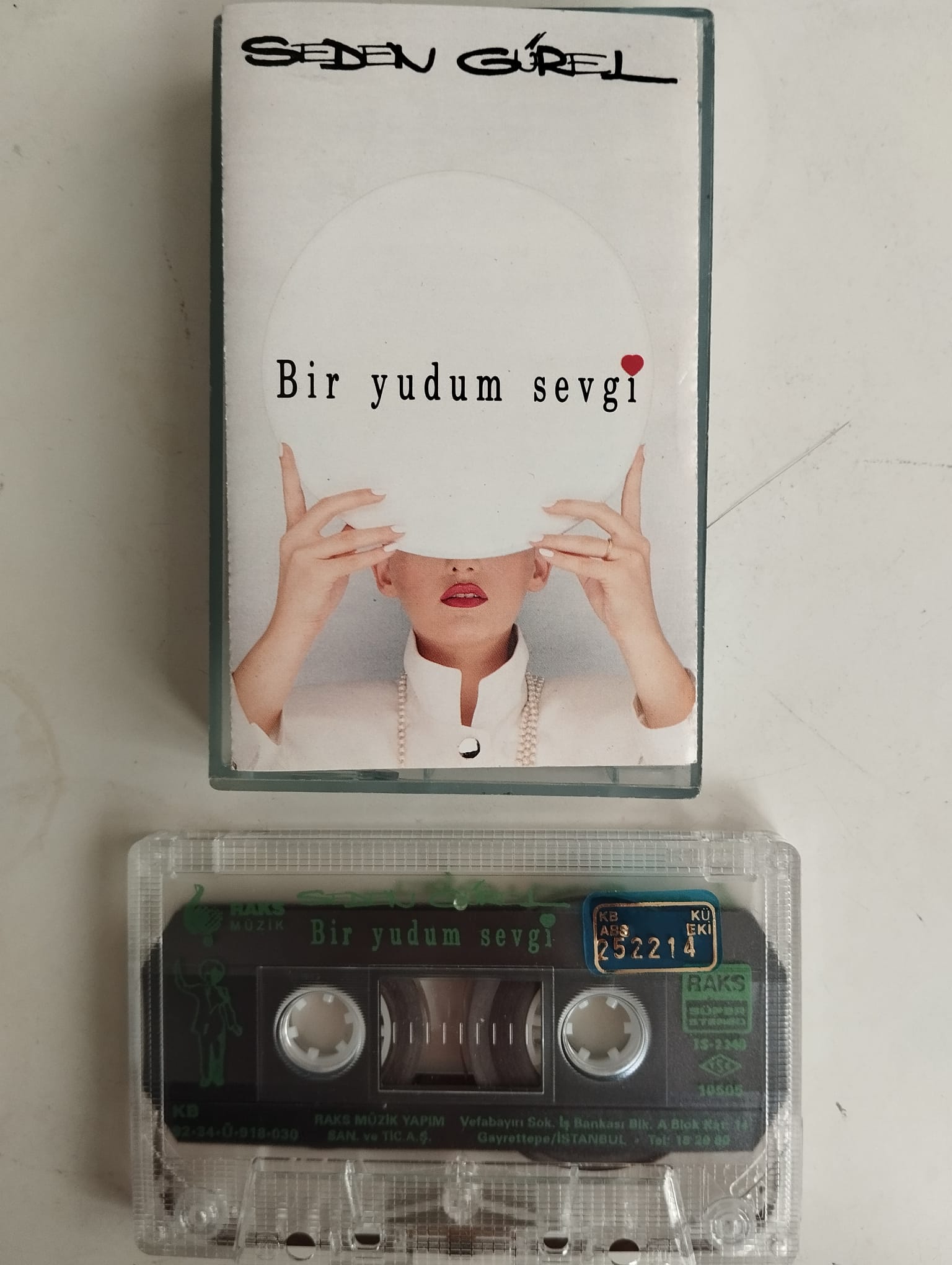 Seden Gürel – Bir Yudum Sevgi - 1992 Türkiye Basım Kaset-2.el