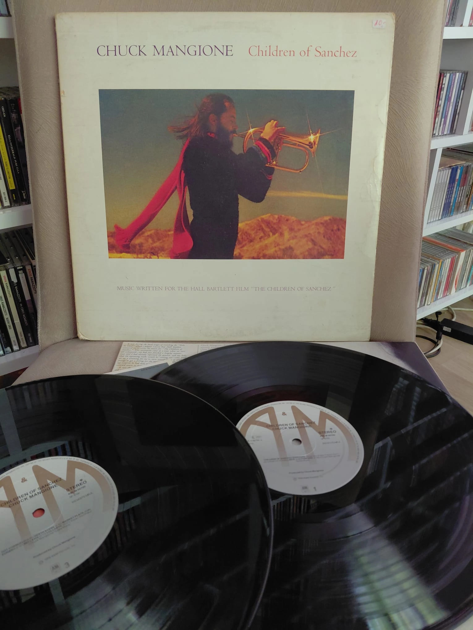 Chuck Mangione - Children Of Sanchez - 1978 Hollanda Basım Double 2XLP Albüm - 33 lük Plak-2.el