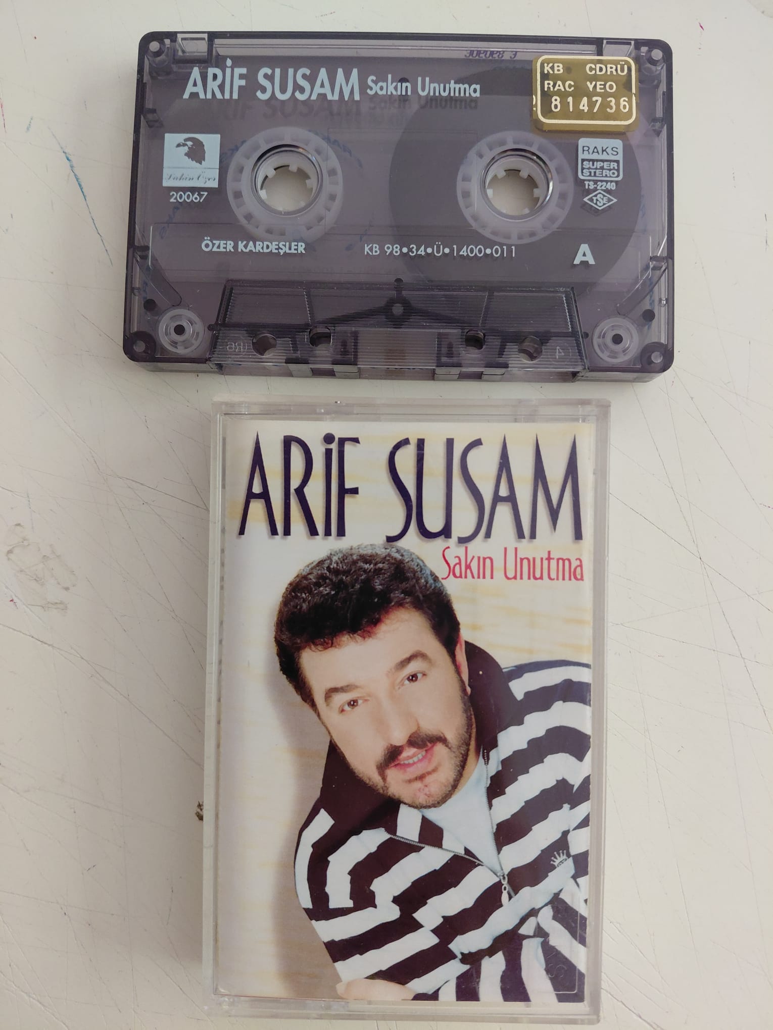 Arif Susam – Sakın Unutma  - 1998  Türkiye Basım Kaset-2.EL