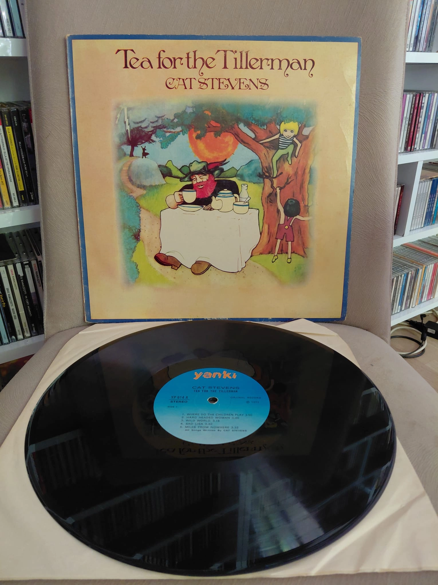 Cat Stevens – Tea For The Tillerman - 1977 Türkiye Basım Albüm - LP Plak-2.el